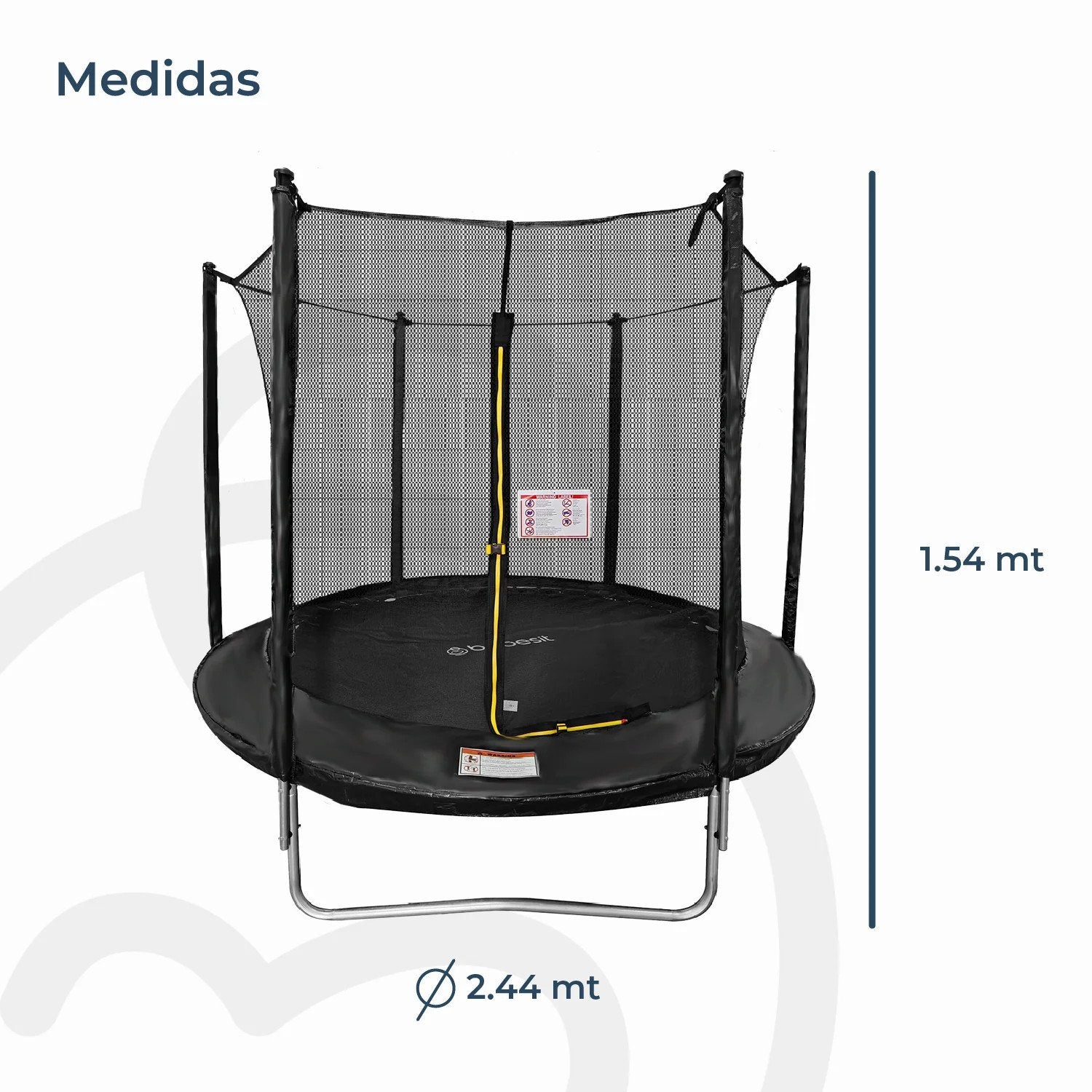 Cama Elástica Trampolín 2,4 Mt + Malla Seguridad