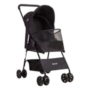 Coche Mascota Plegable Light Perro Gato Negro Beepet By Bebesit