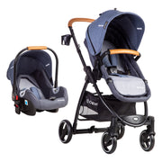 Coche Cuna Travel System Fénix Azul