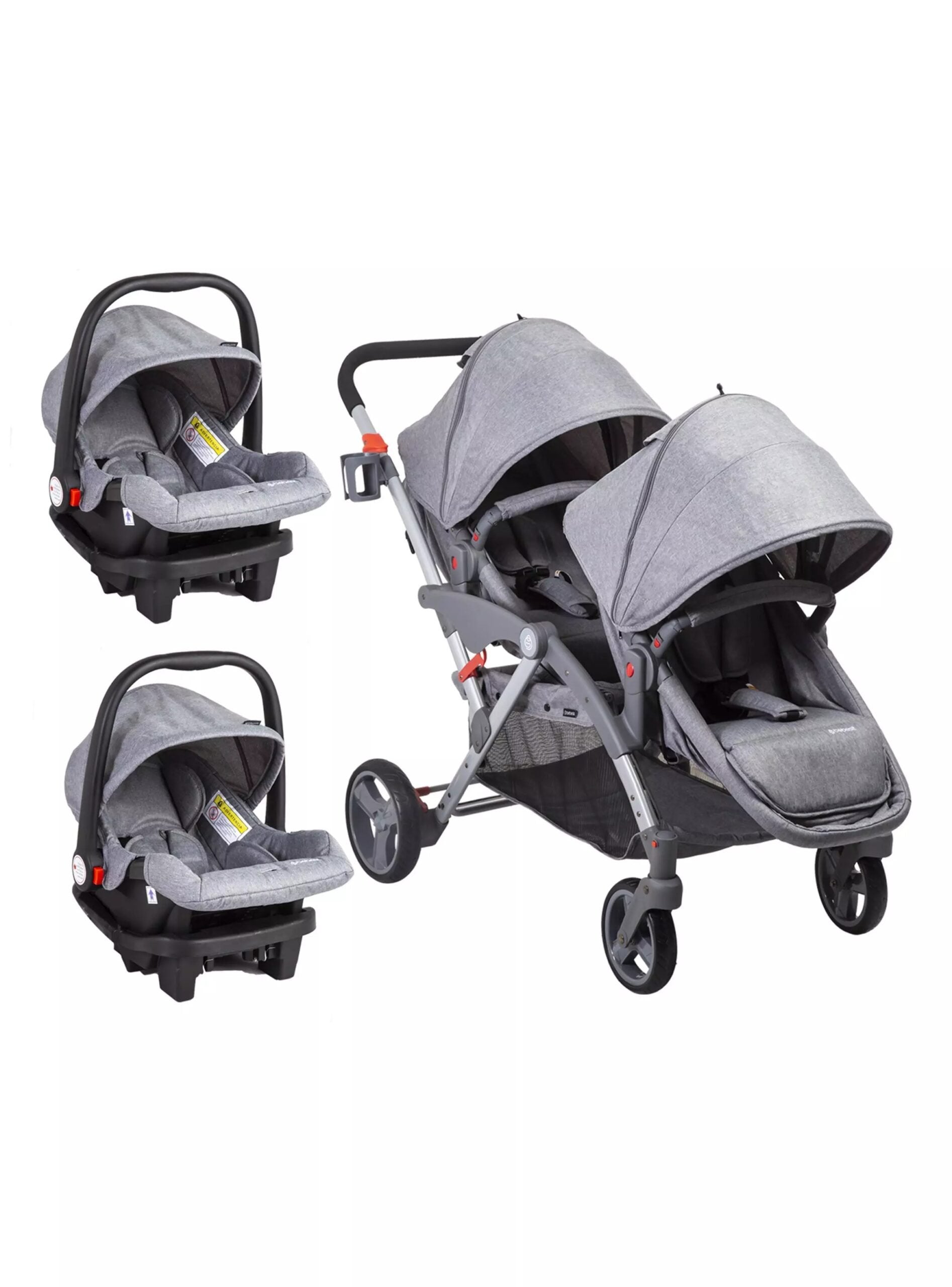 Coche Duo Lx Gris Bebesit