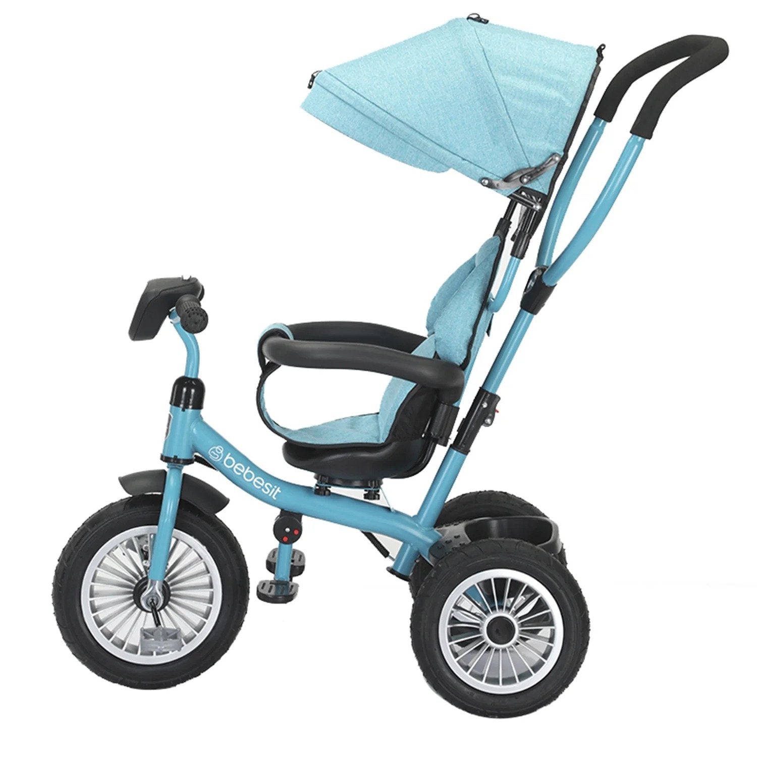 Triciclo Paseo Infantil 360 1326 Lx Verde Bebesit