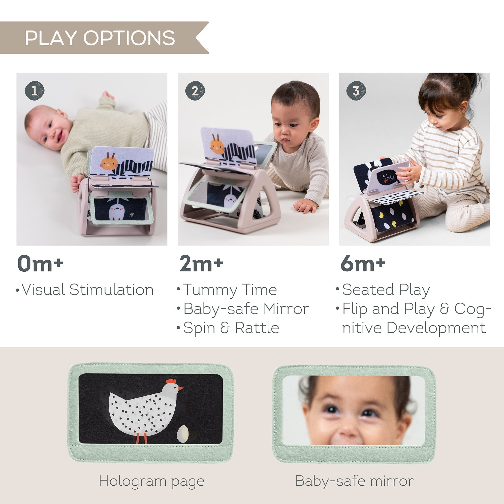 Libro De Aprendizaje Black & White Taf Toys