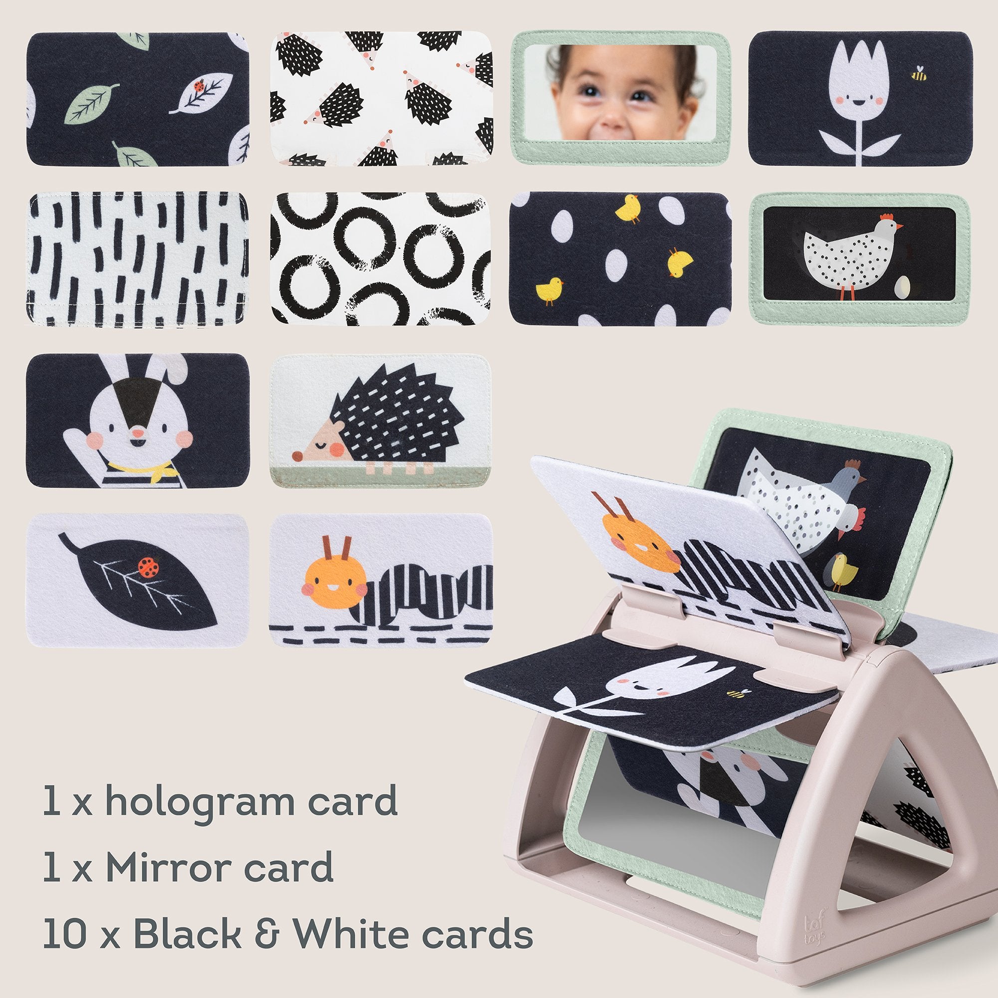 Libro De Aprendizaje Black & White Taf Toys