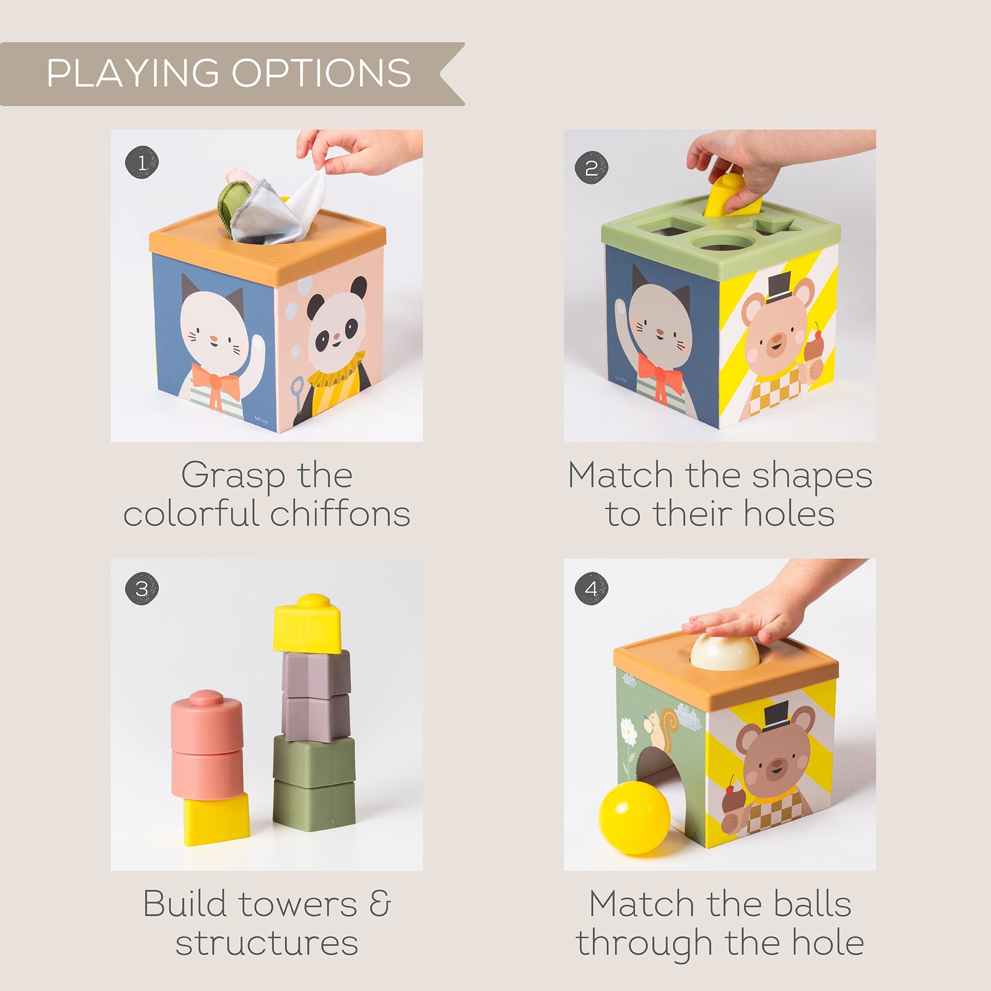 Cubo Play & Discover Taftoys