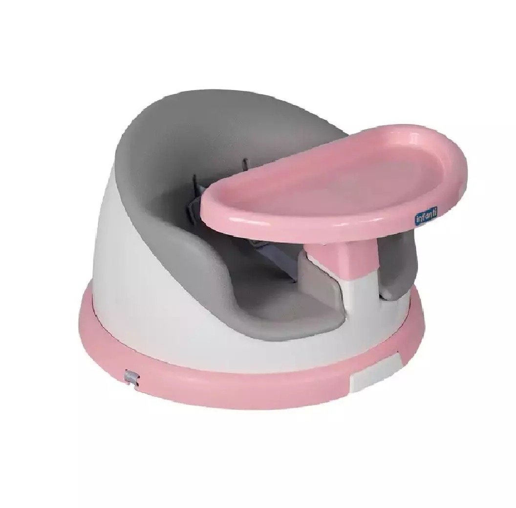 Silla De Comer Portátil & Giratoria I-twist Rosado