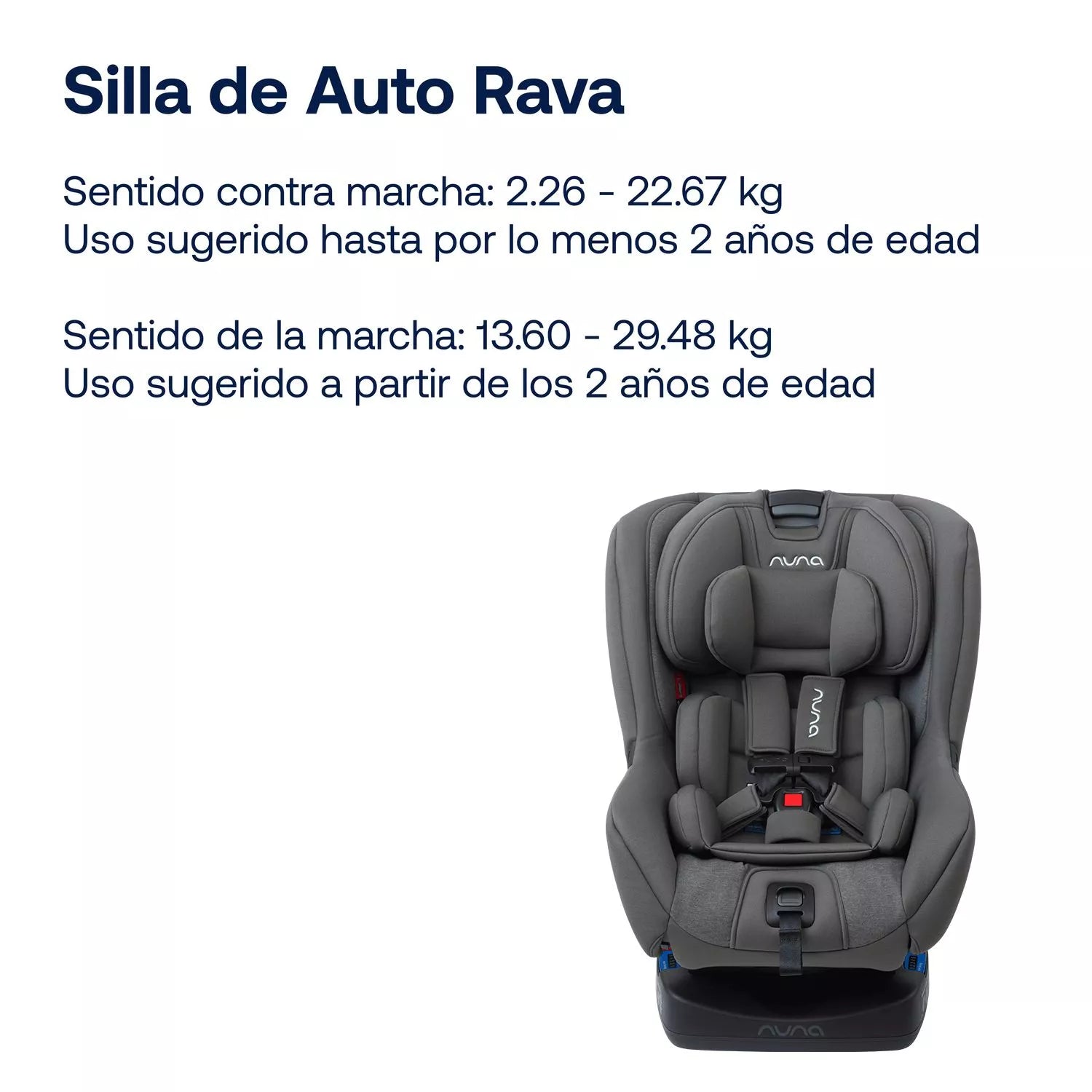 Silla De Auto Convertible Rava Granite