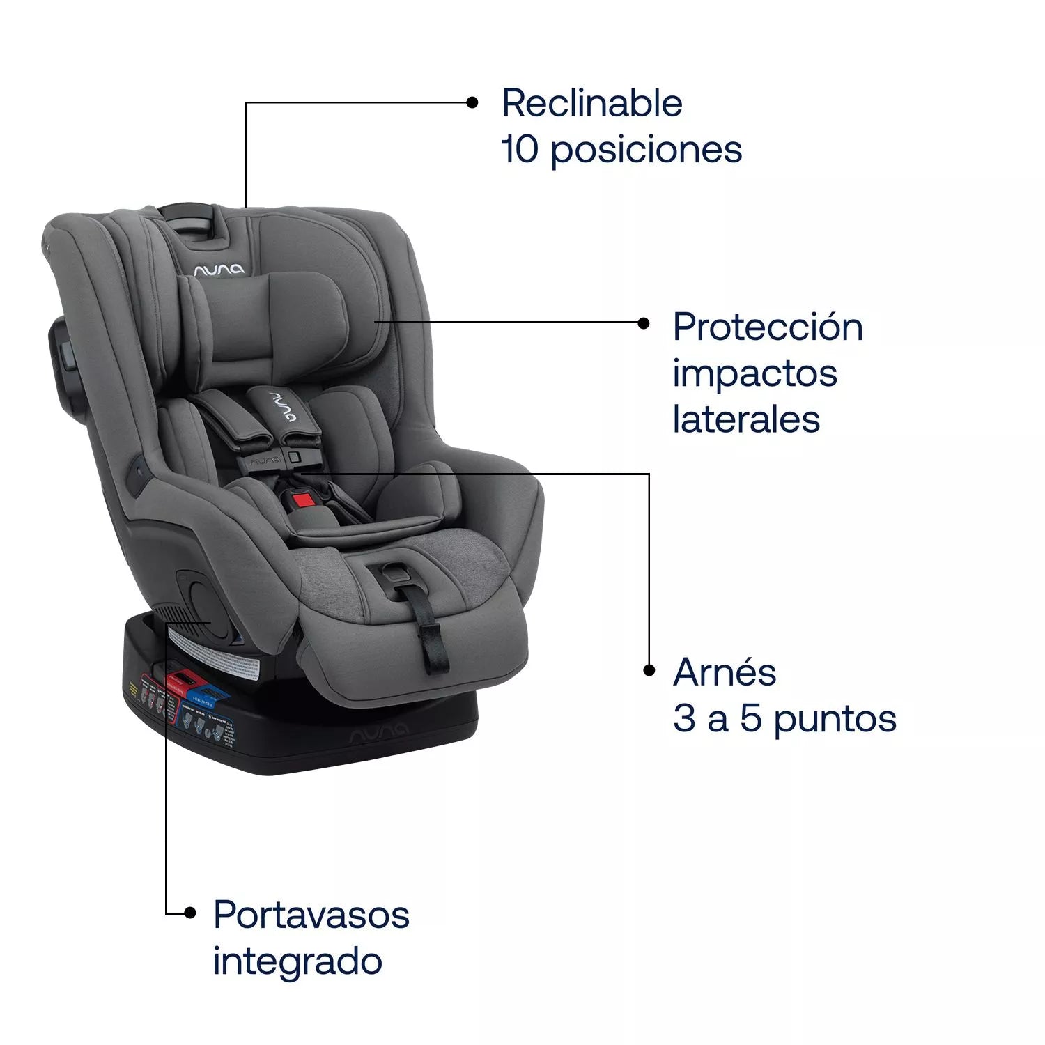 Silla De Auto Convertible Rava Granite