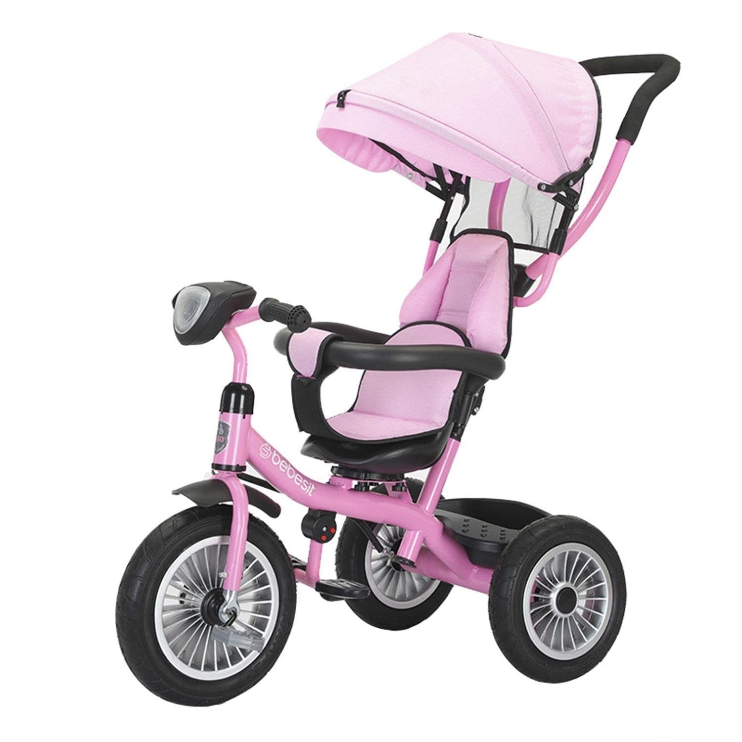 Triciclo Paseo Infantil 360 1326 Lx Rosa Bebesit