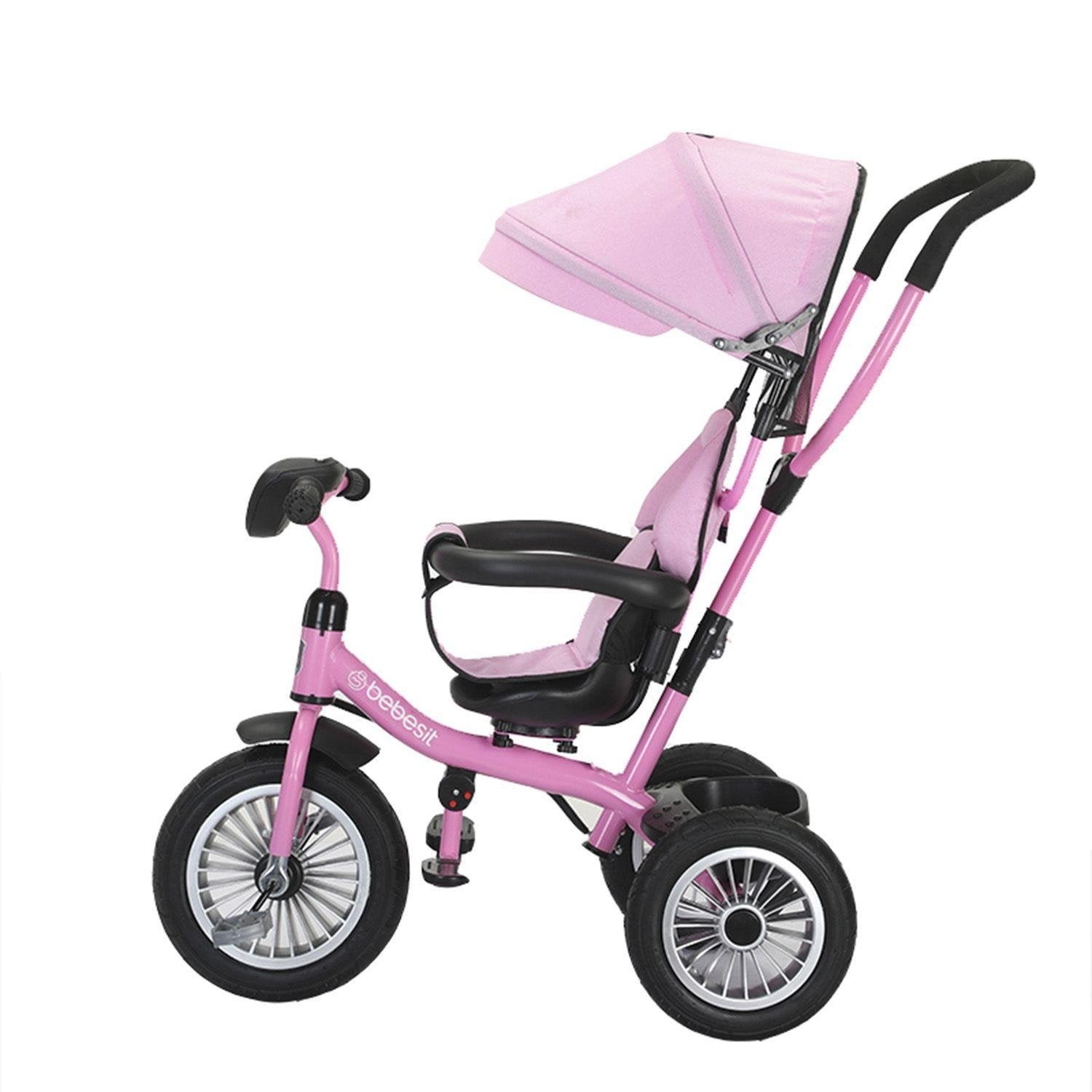 Triciclo Paseo Infantil 360 1326 Lx Rosa Bebesit