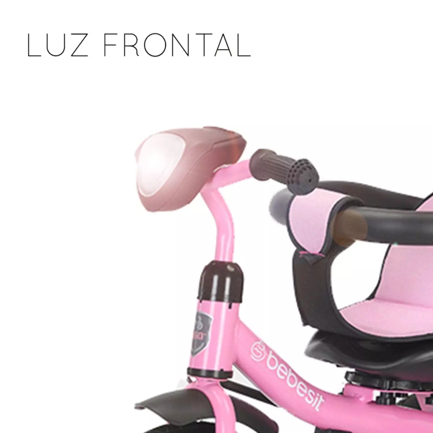 Triciclo Paseo Infantil 360 1326 Lx Rosa Bebesit