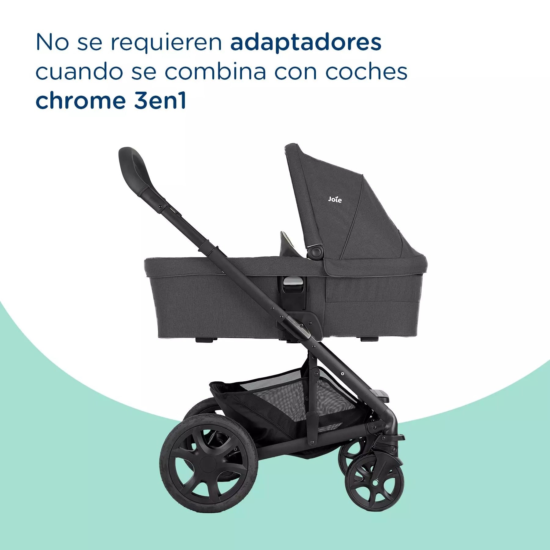 Coche Travel System Chrom Trio Ember Joie