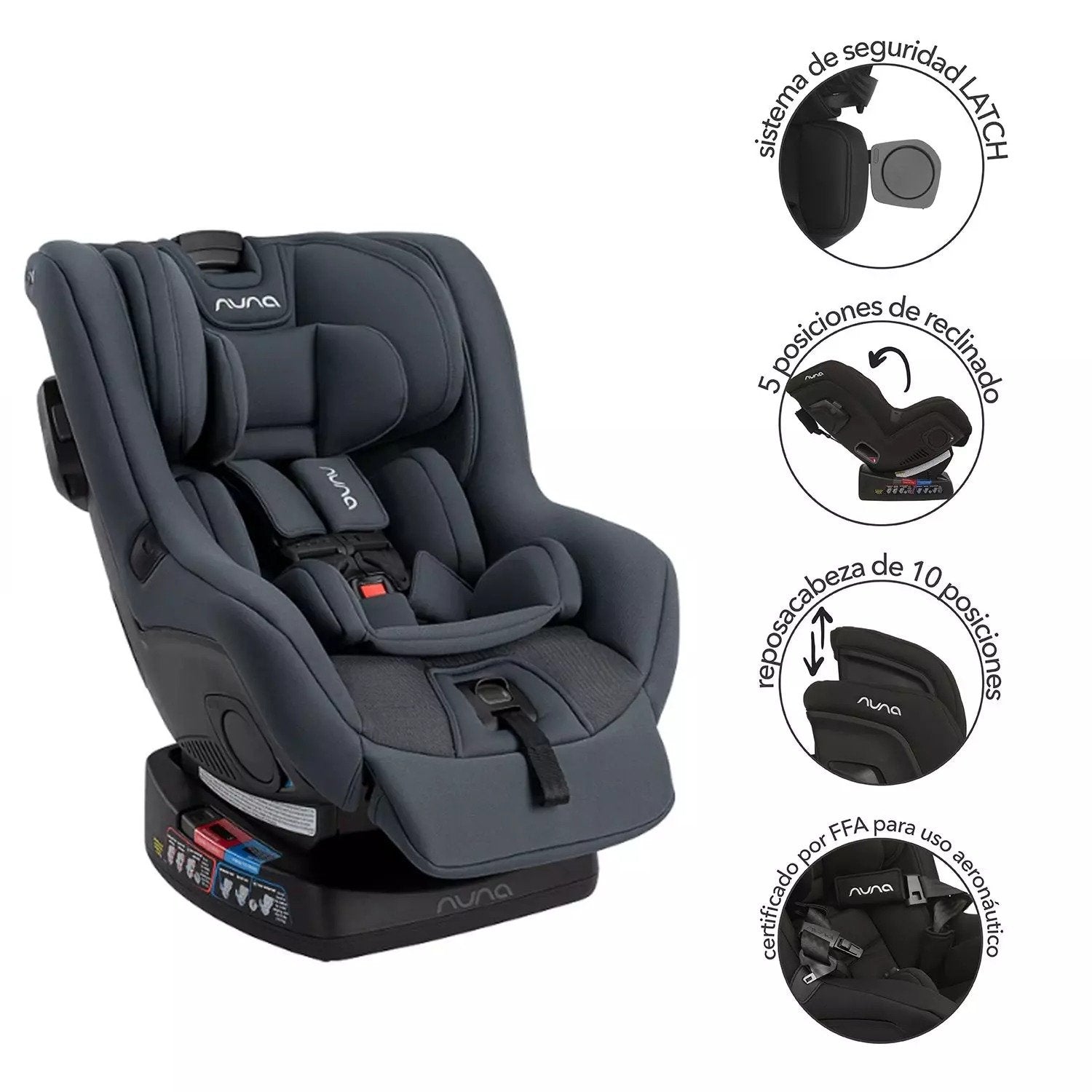 Silla De Auto Convertible Rava Ocean Nuna