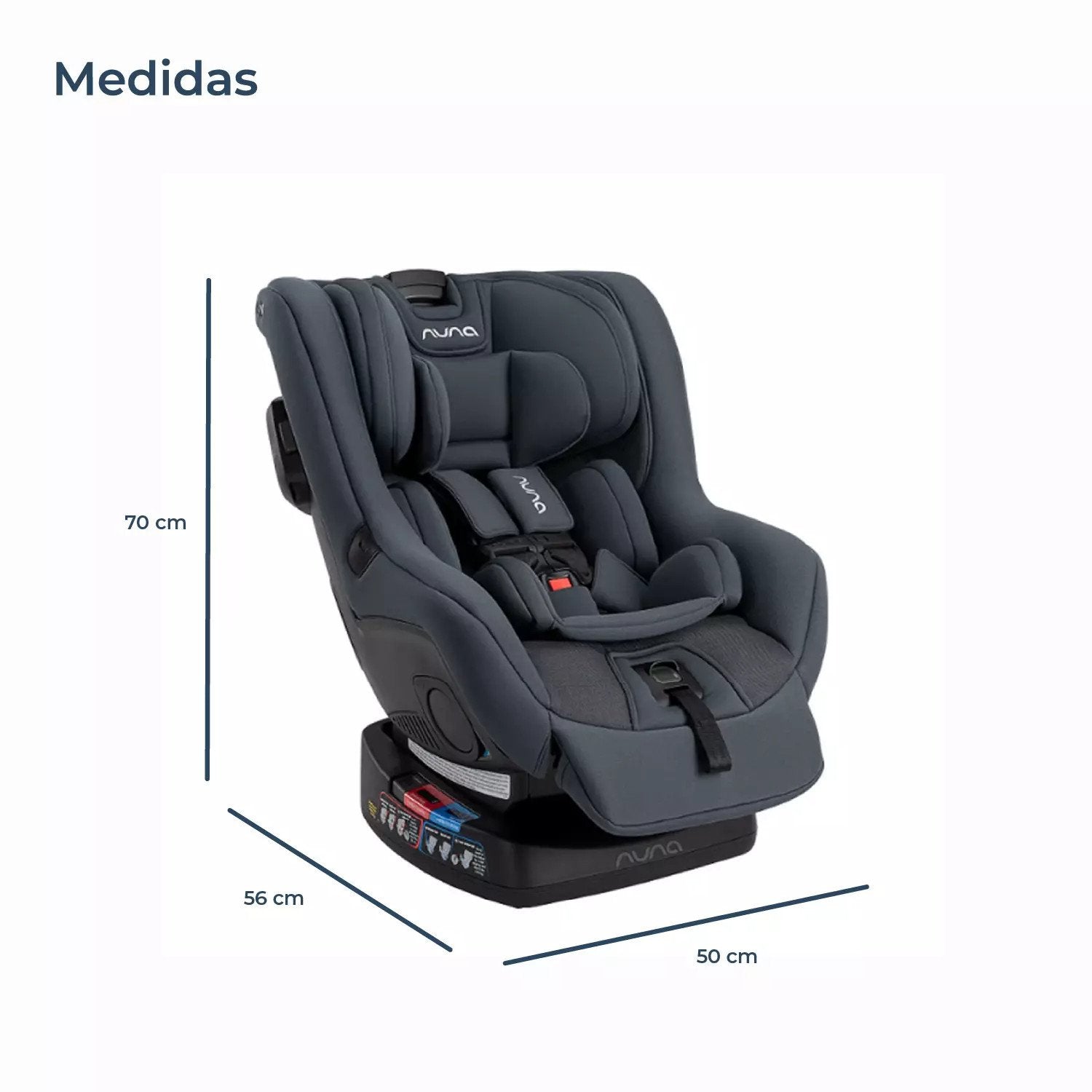 Silla De Auto Convertible Rava Ocean Nuna
