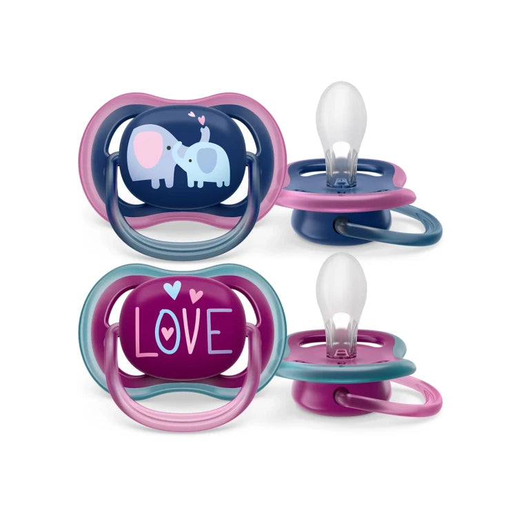 Chupete Ultra Air 18M niña