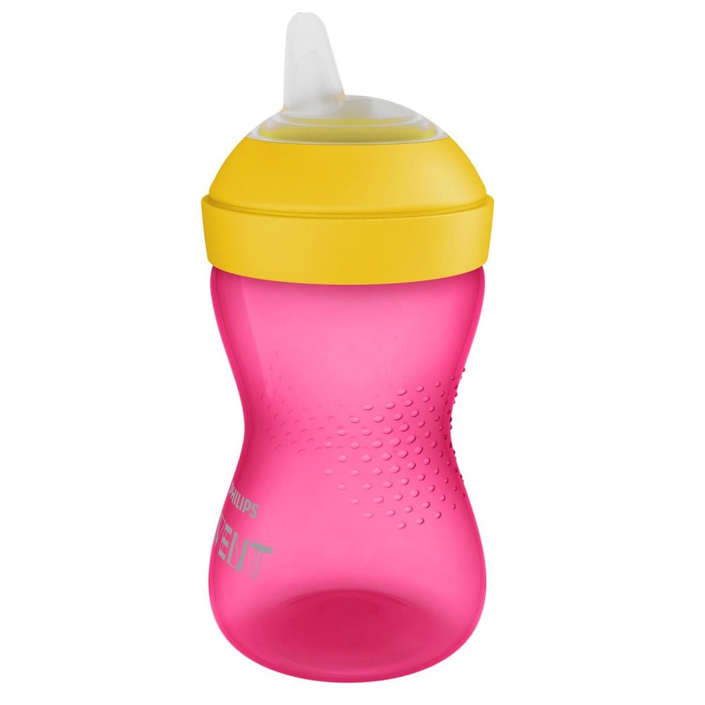 Vaso Boquilla Dura Rosado 300 Ml