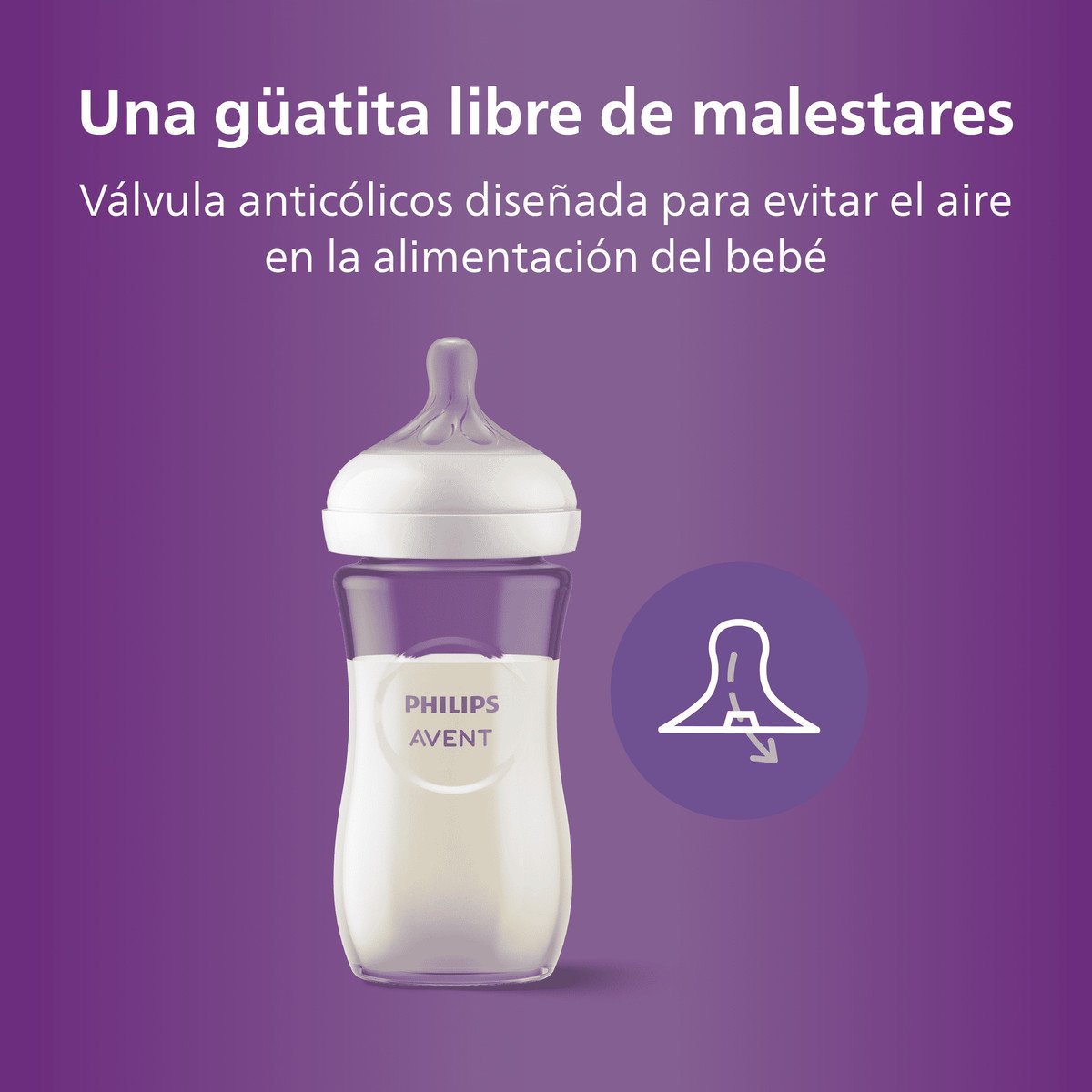 Mamadera Natural Response Vidrio 240 Ml