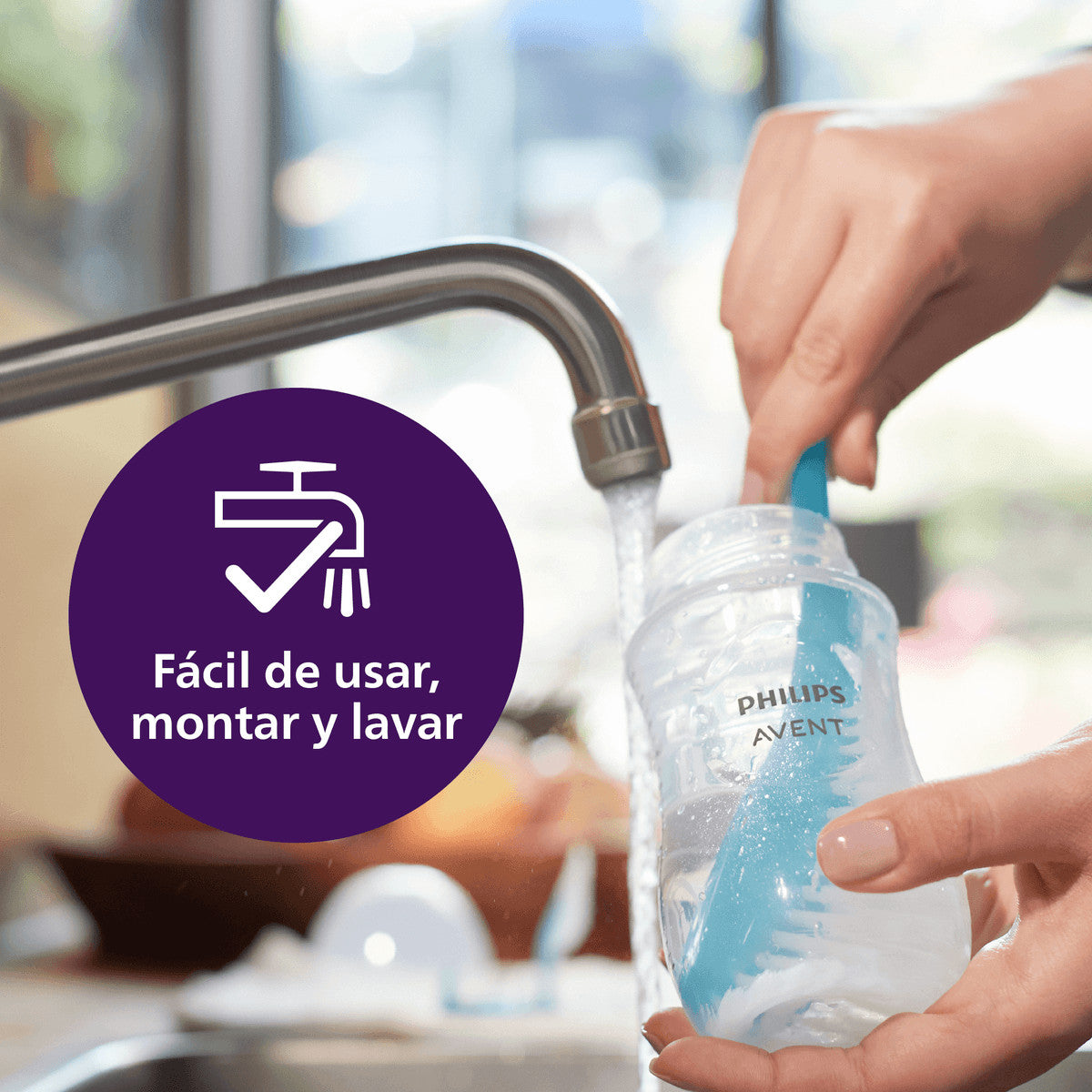 Mamadera Natural Response Vidrio 240 Ml