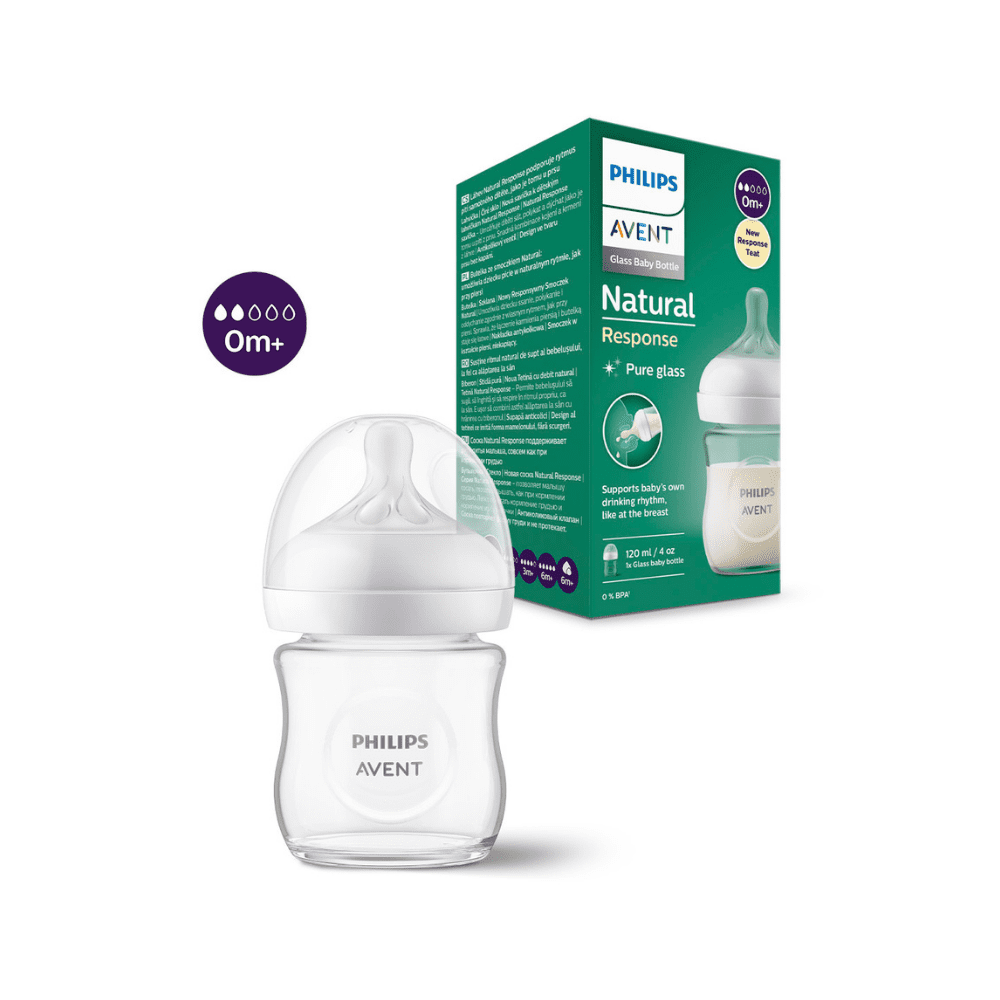 Mamadera Natural Response Vidrio 120ml