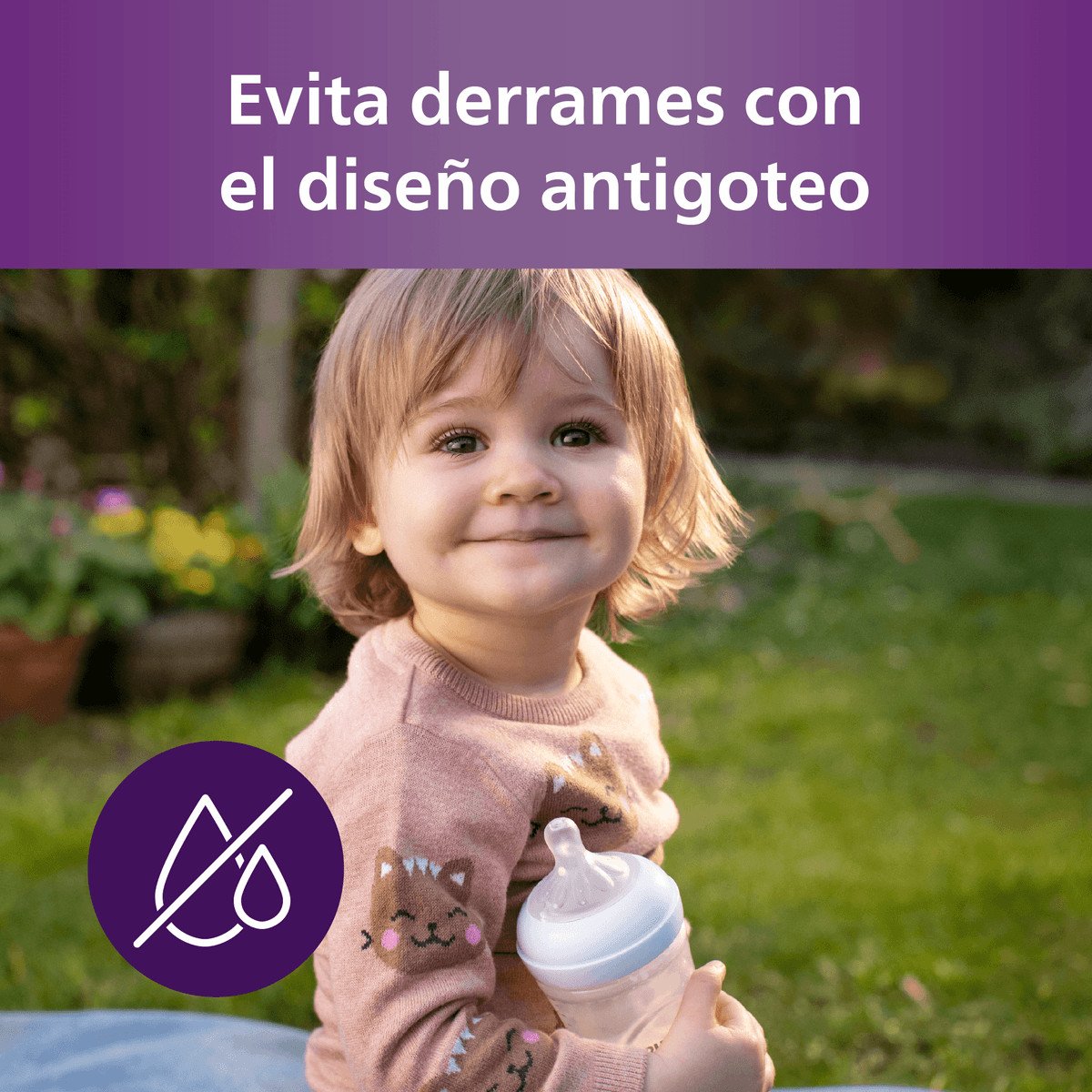 Mamadera Natural Response Pack 2 Und 330ml Traslucida