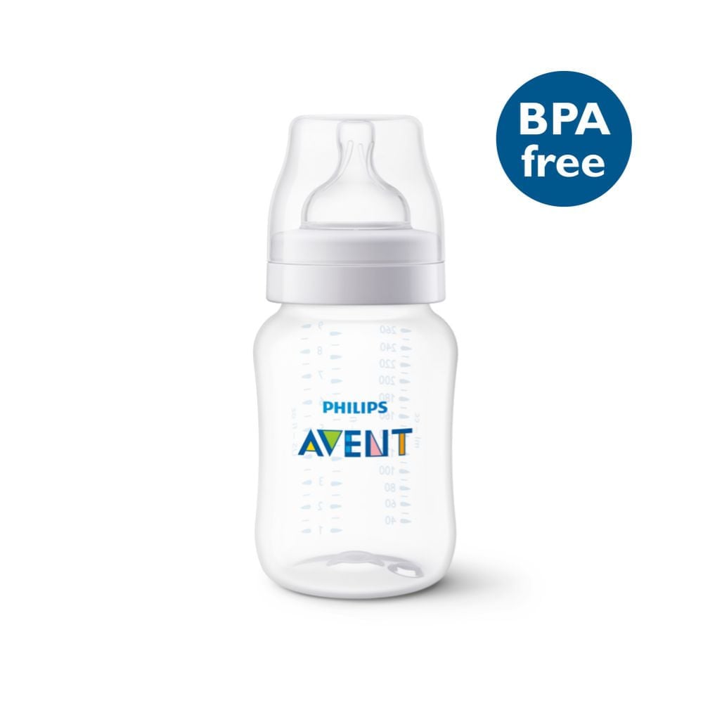Mamadera Anticólic Avent 260ml Hangtang