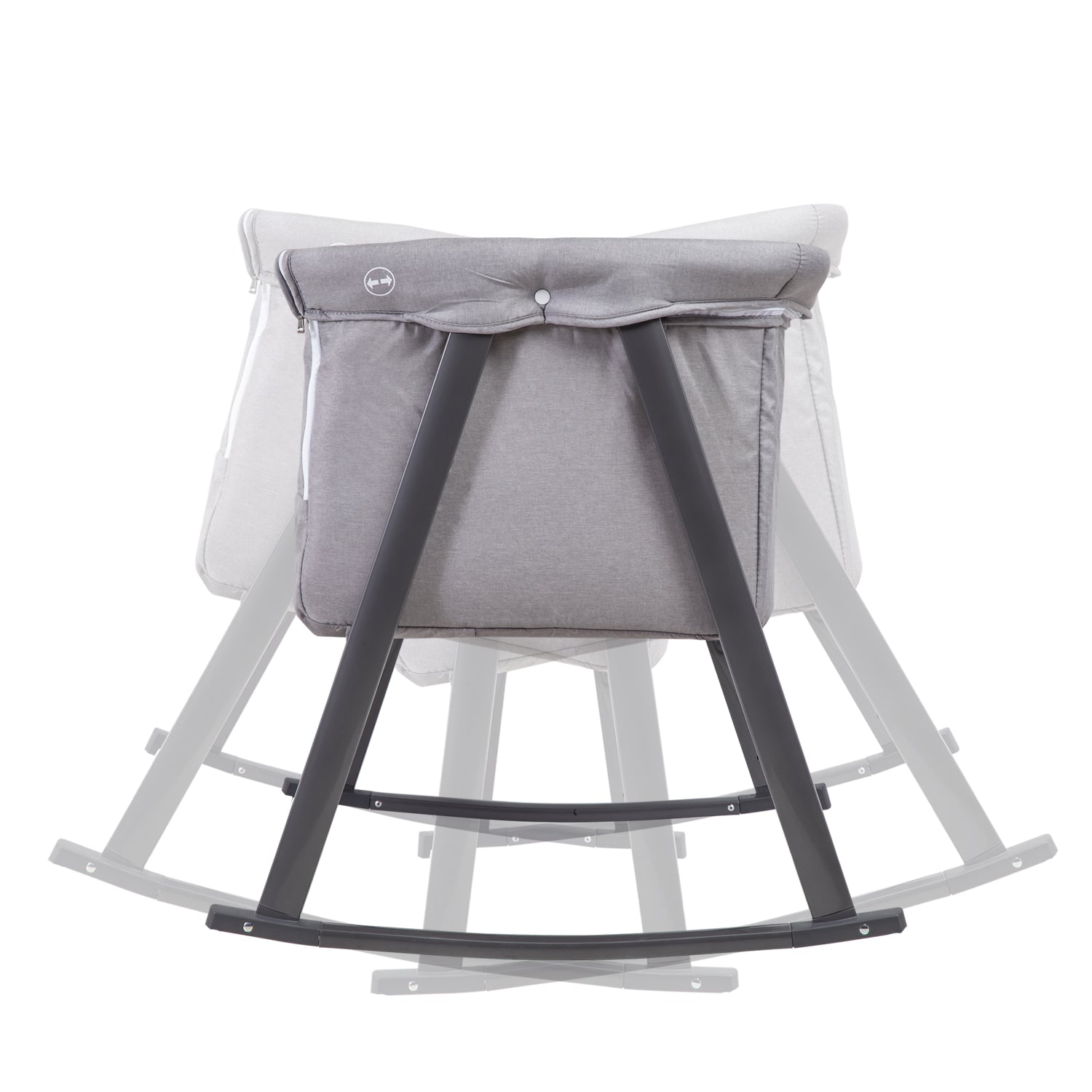 Cuna Moisés Balancín con Mosquitero Gris