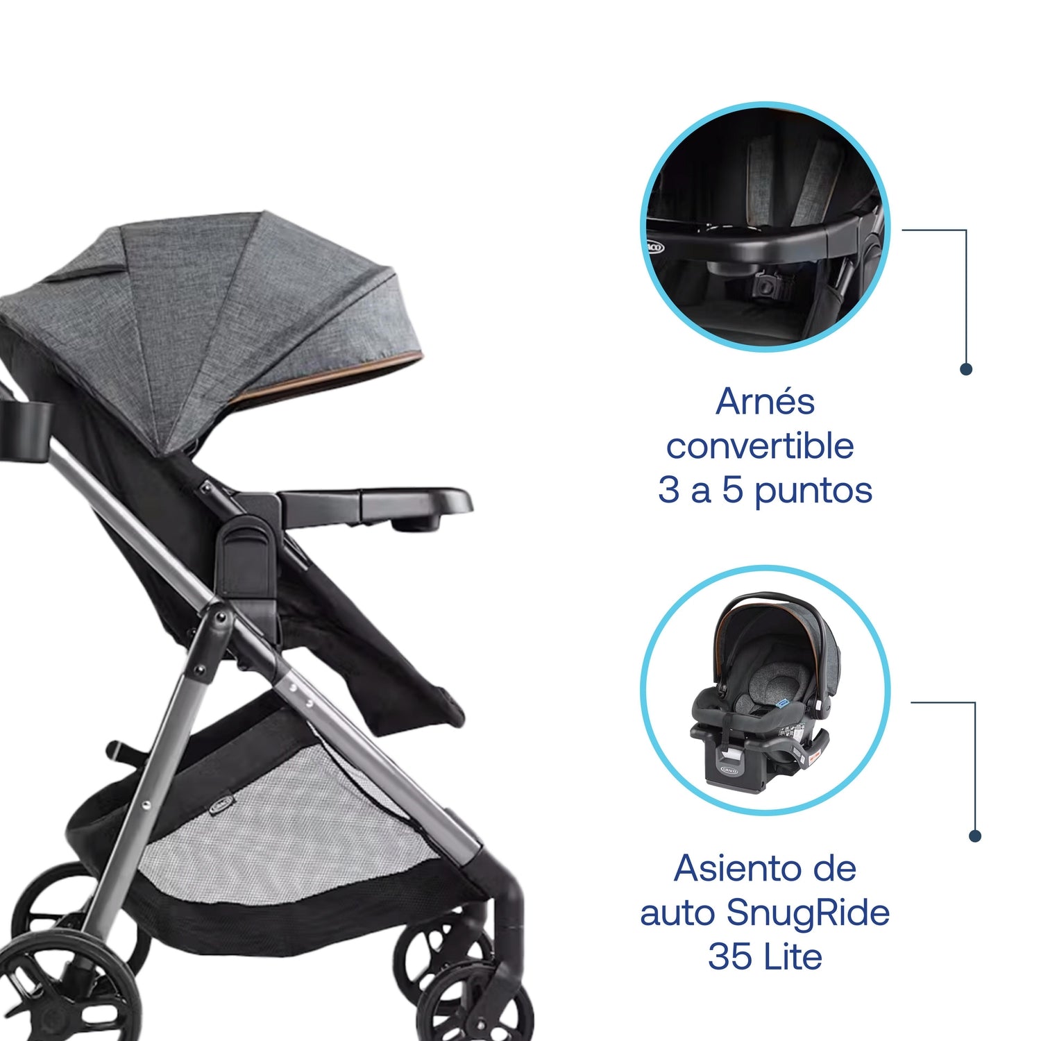 Coche Travel Sytem Modes Trio Hemlock Graco