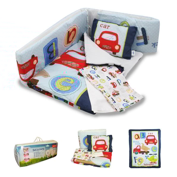 Set De Cuna 5 Piezas Autitos