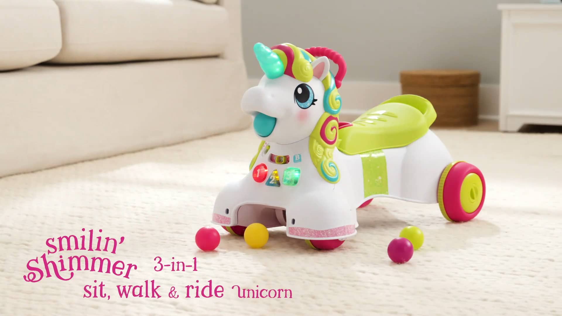 Unicornio Caminador 3 En 1