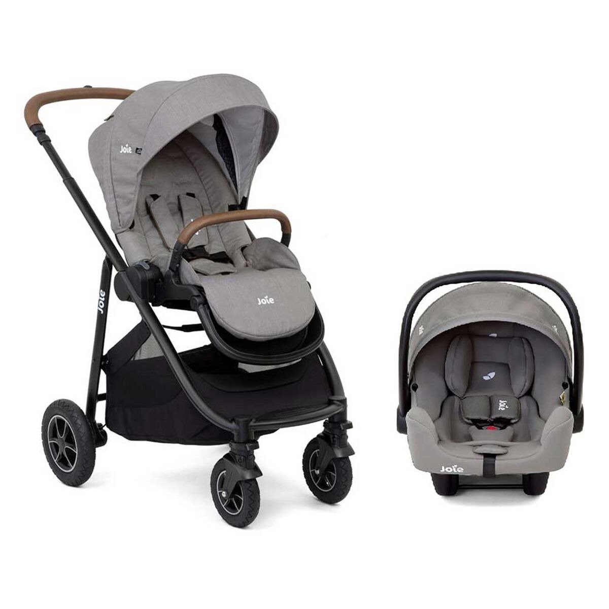 Coche Travel System Versatrax Gray Flannel
