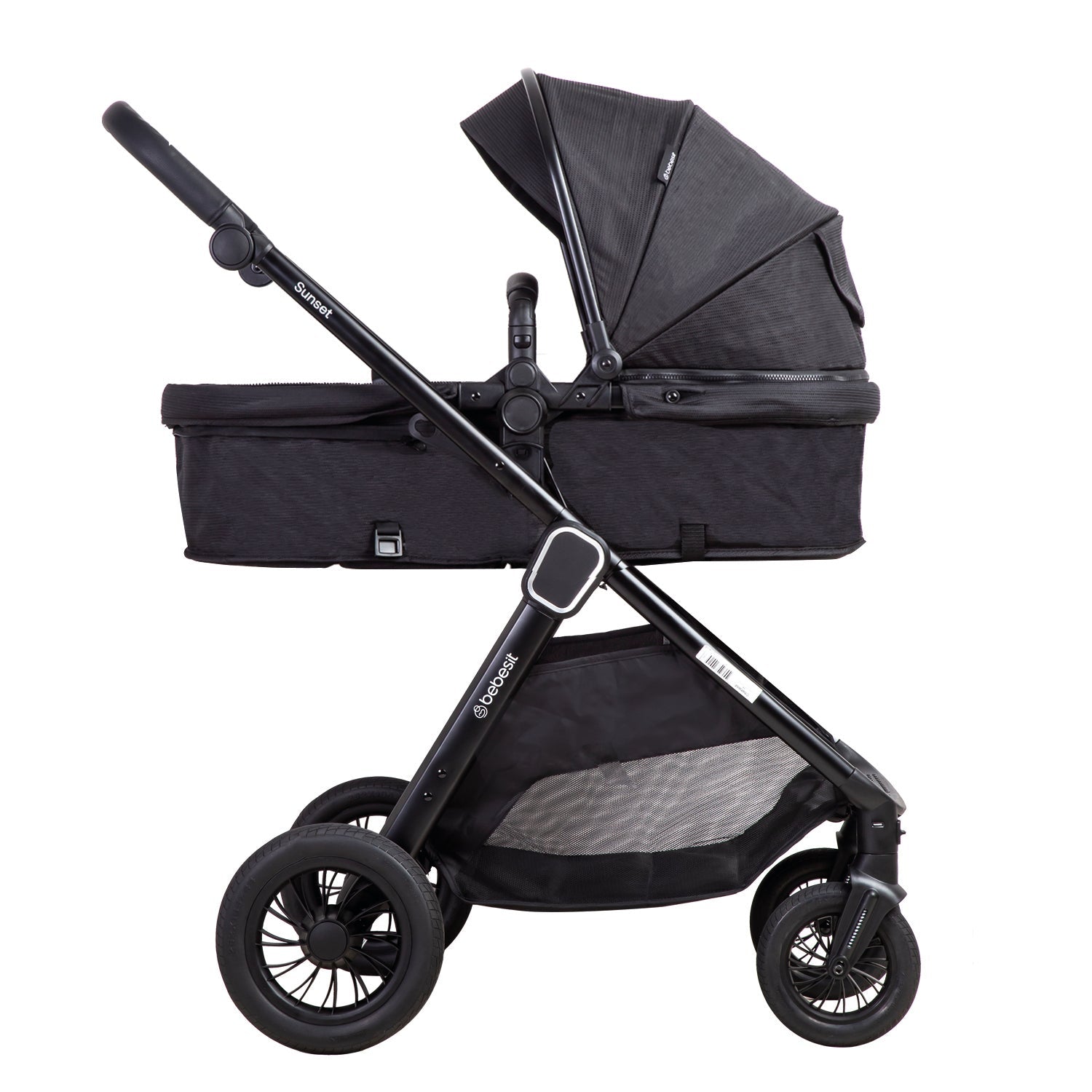Coche Cuna Travel System Isofix Sunset Premium Negro