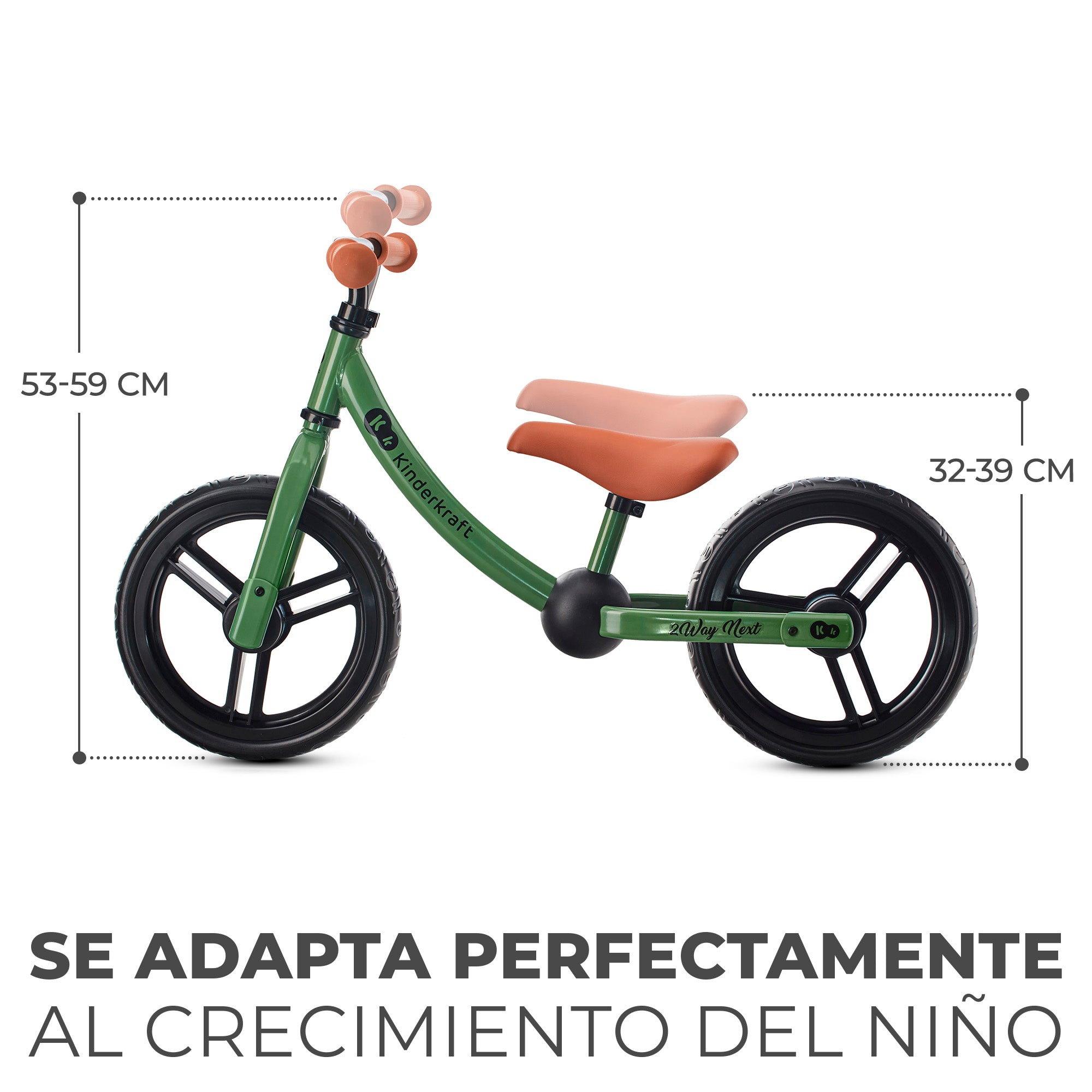 Bicicleta de Balance 2WAY Next Light Green