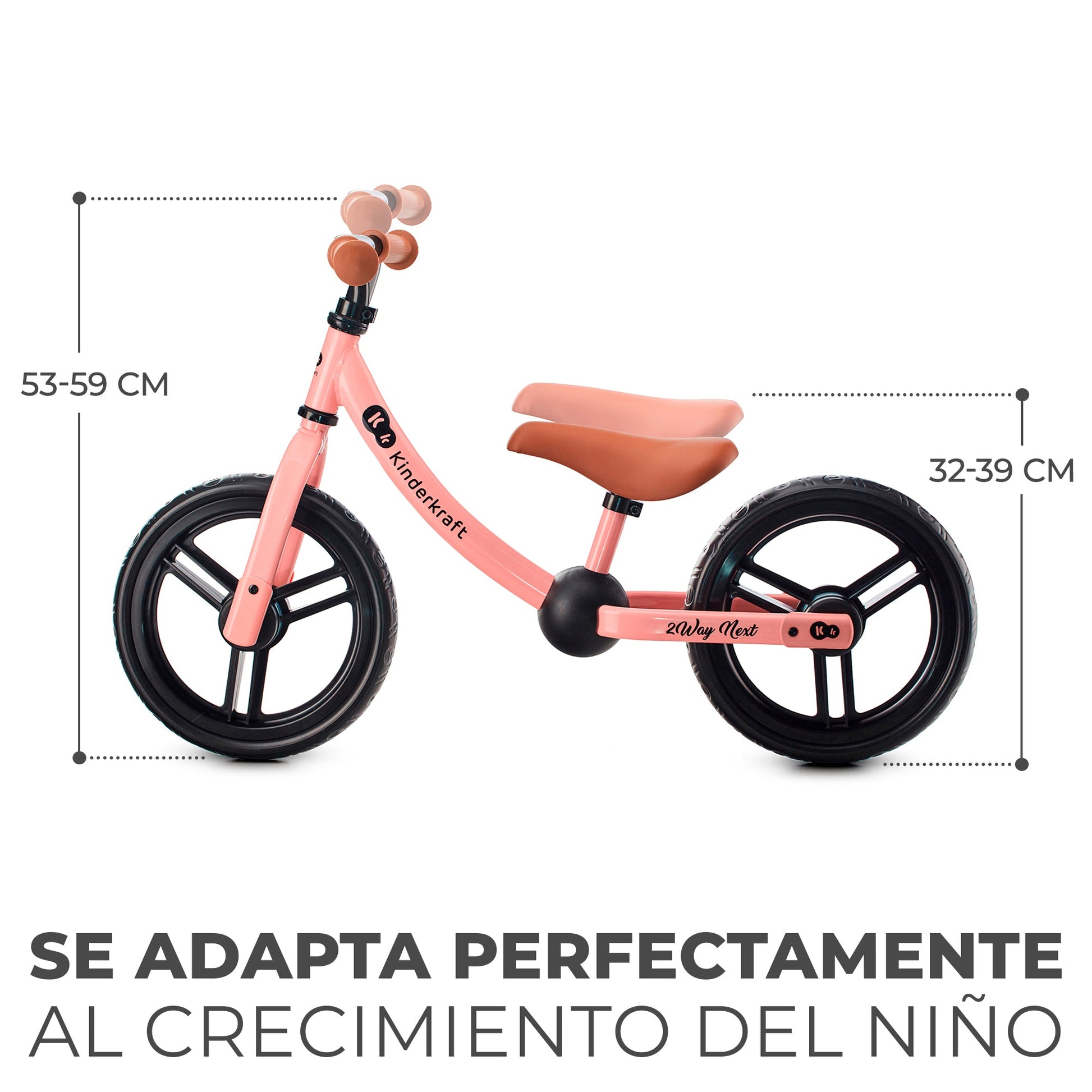 Bicicleta de Balance 2WAY Next Rose Pink