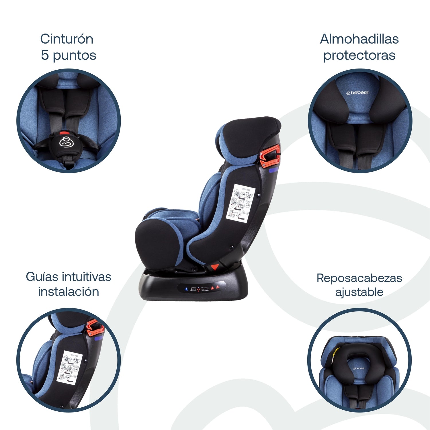 Silla De Auto Convertible Orbit Lx Azul