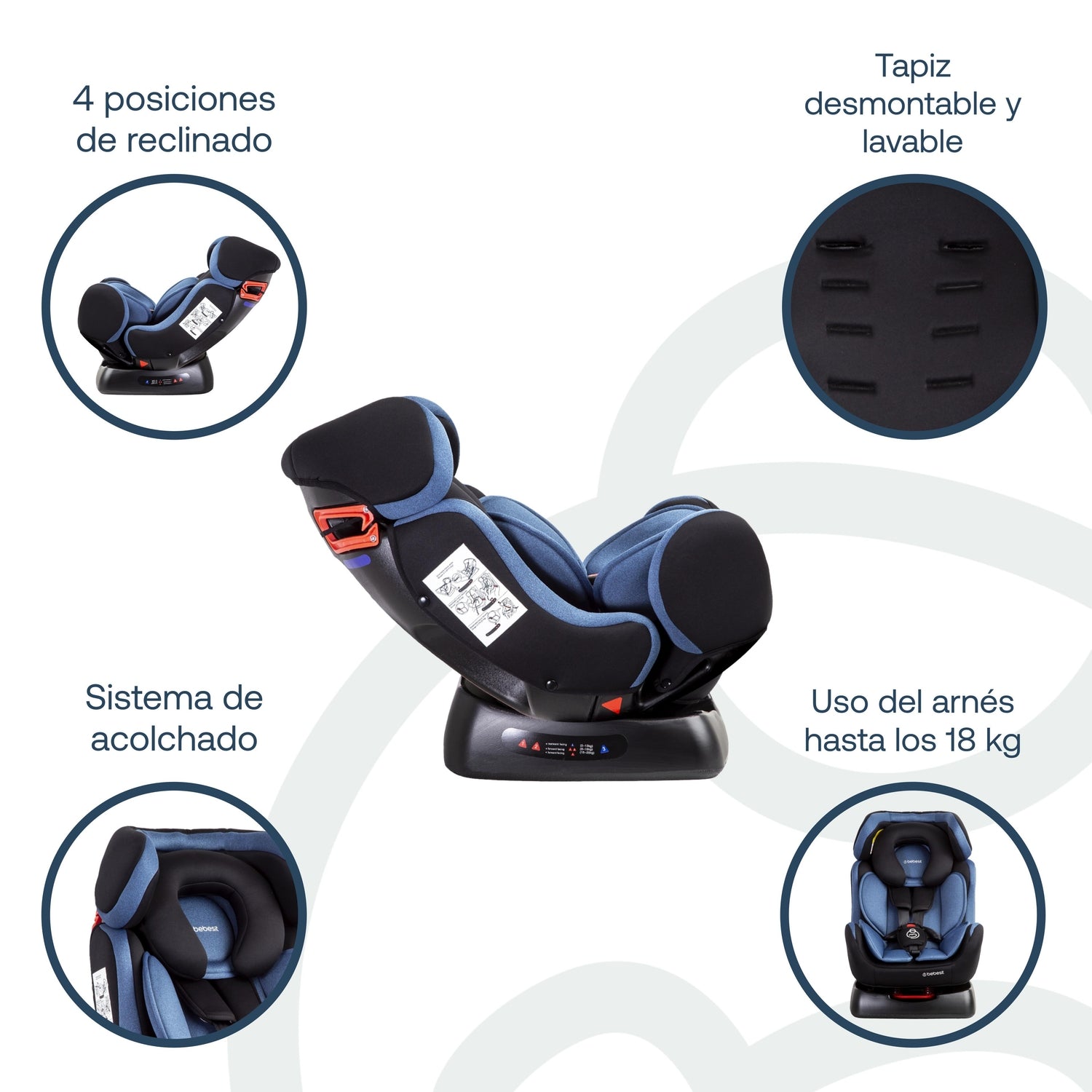 Silla De Auto Convertible Orbit Lx Azul