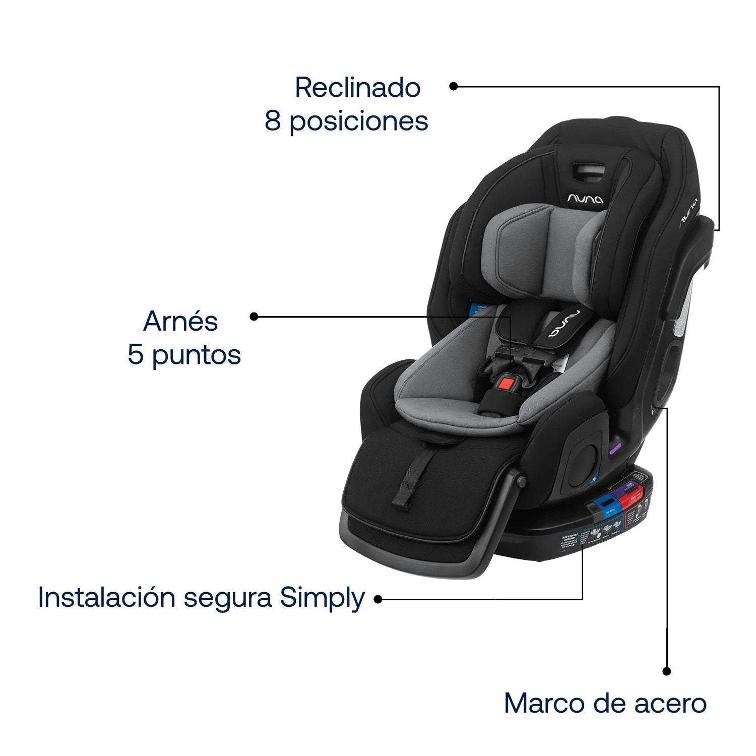 Silla De Auto Convertible Exec Caviar