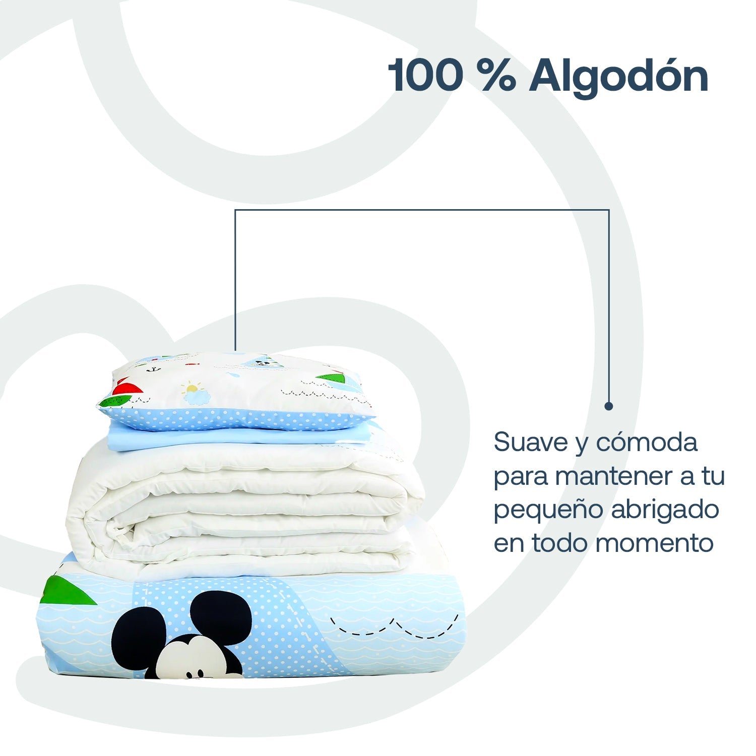 Set De Cuna 5 Piezas Mickey