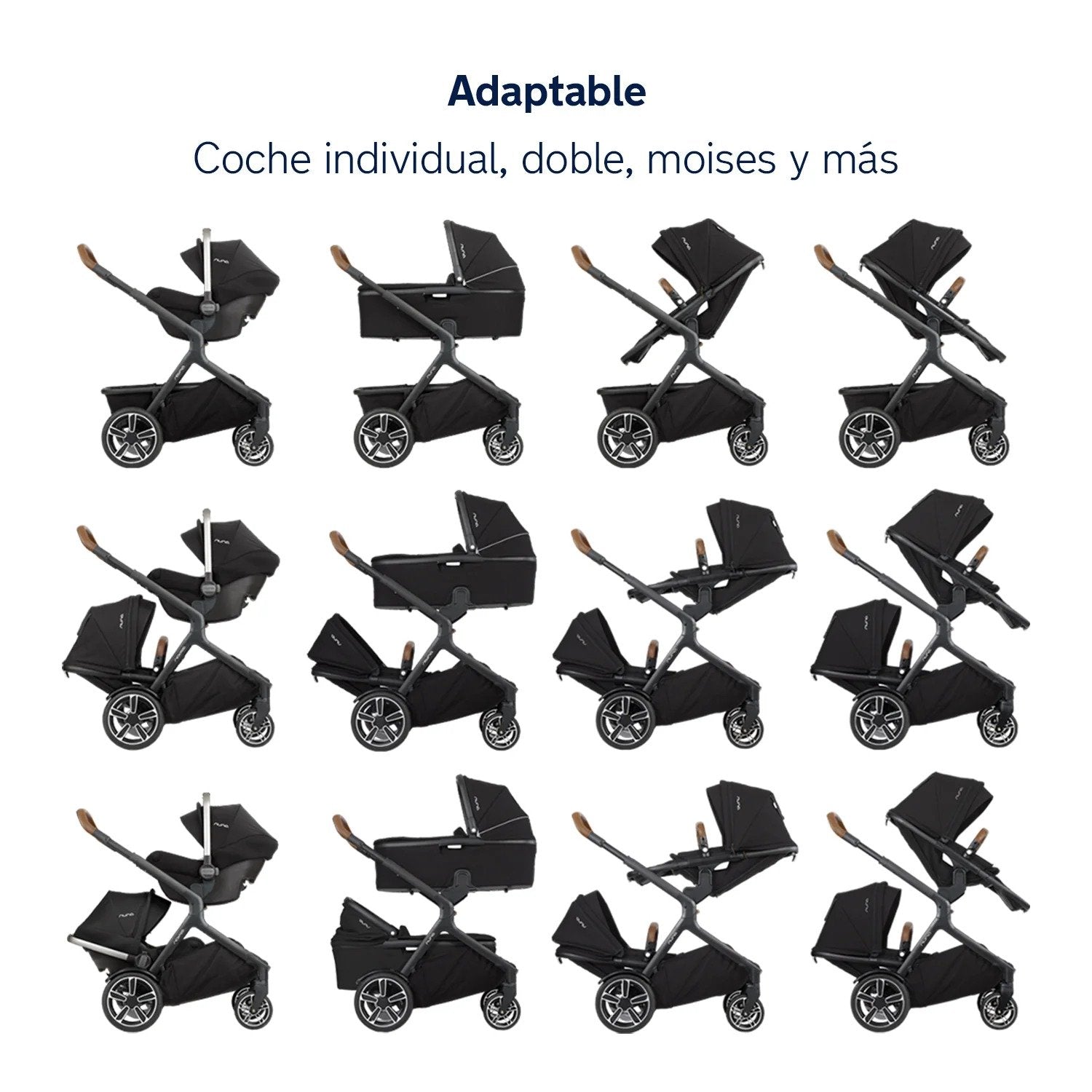 Coche Paseo Demi Grow Caviar