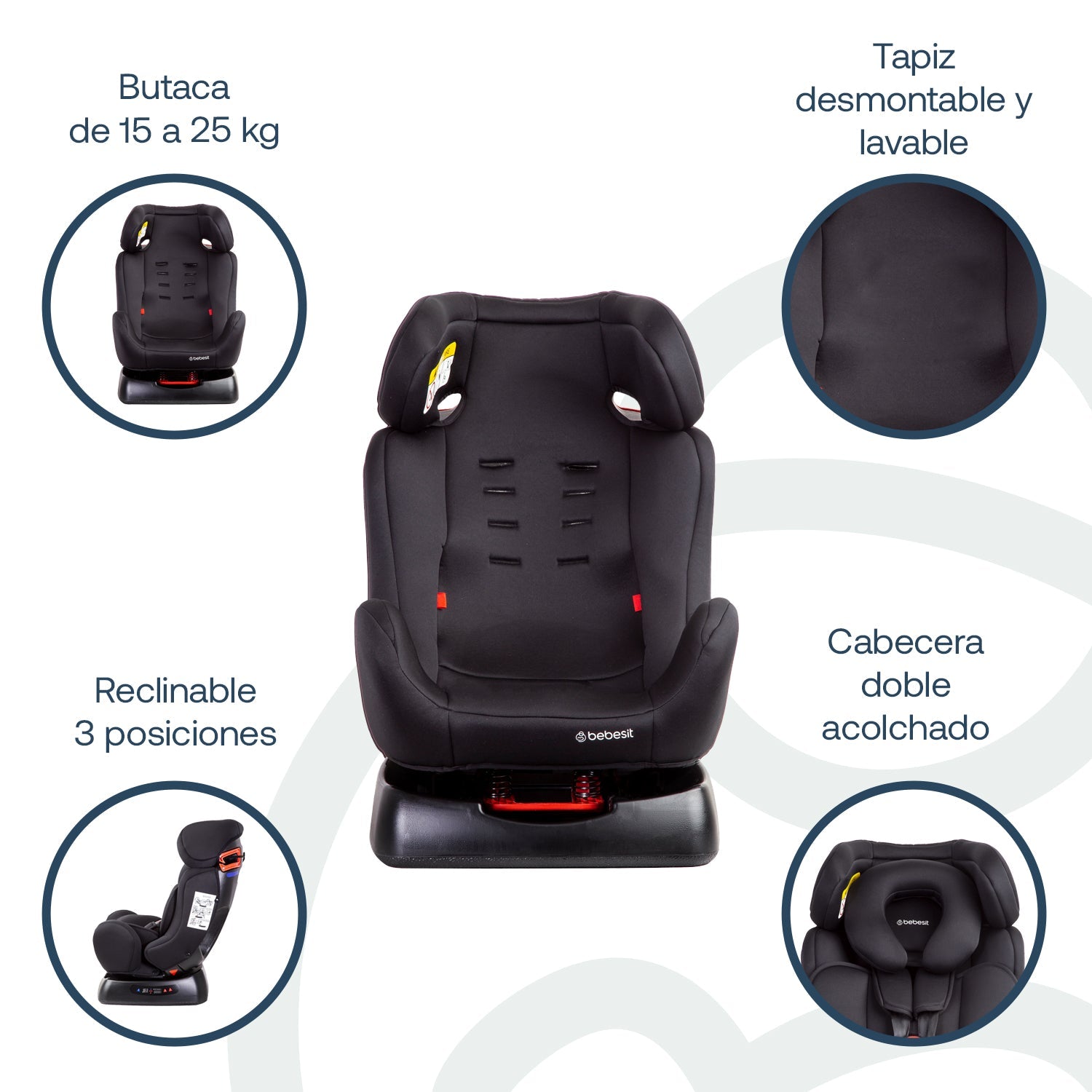 Silla De Auto Convertible Orbit Lx Negro