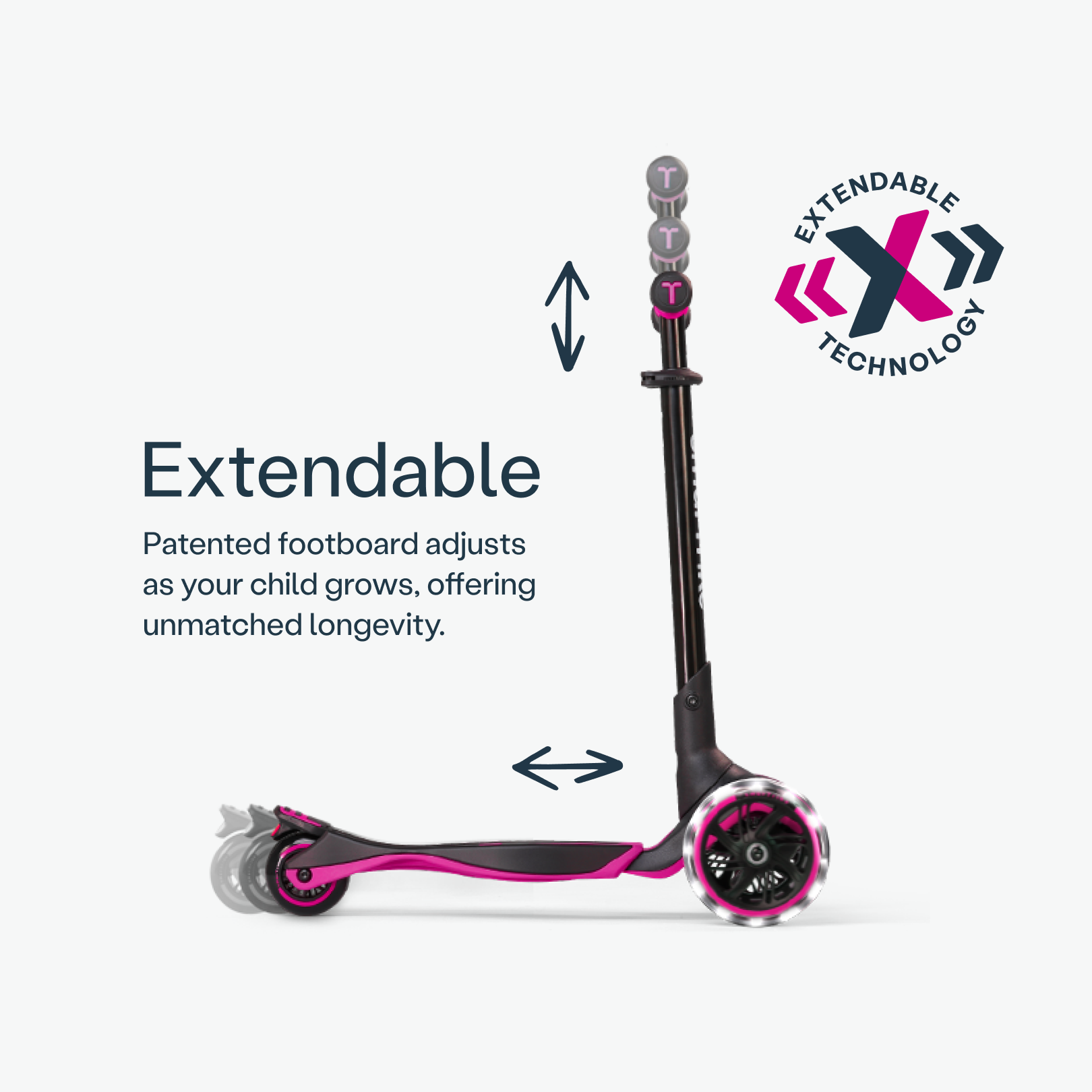 Xtend scooter - Pink