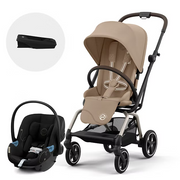 Coche Travel System Eezy Twist Plus Almond Beige + Aton G + Base G