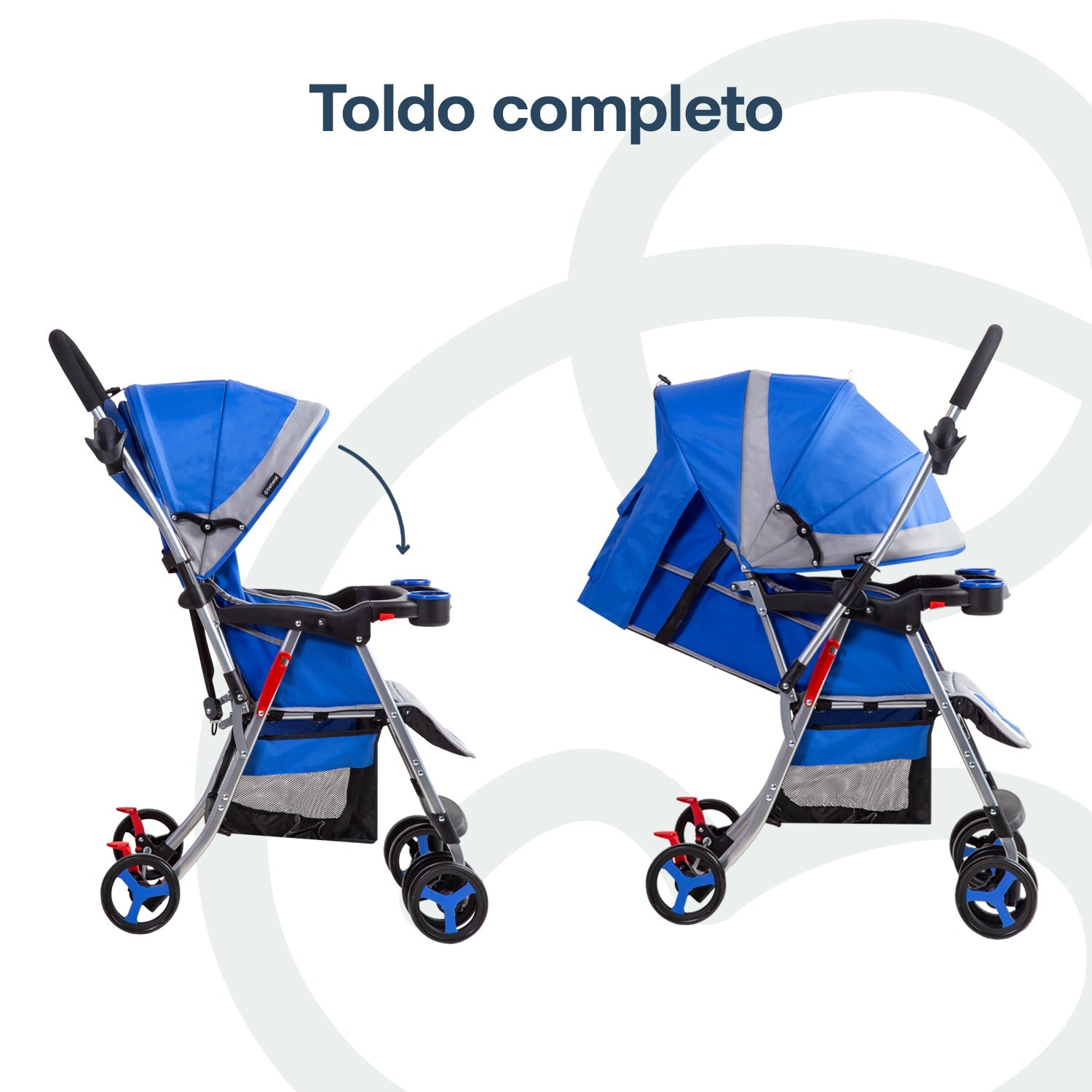 Coche Paseo Y Cuna Twister Sx Azul