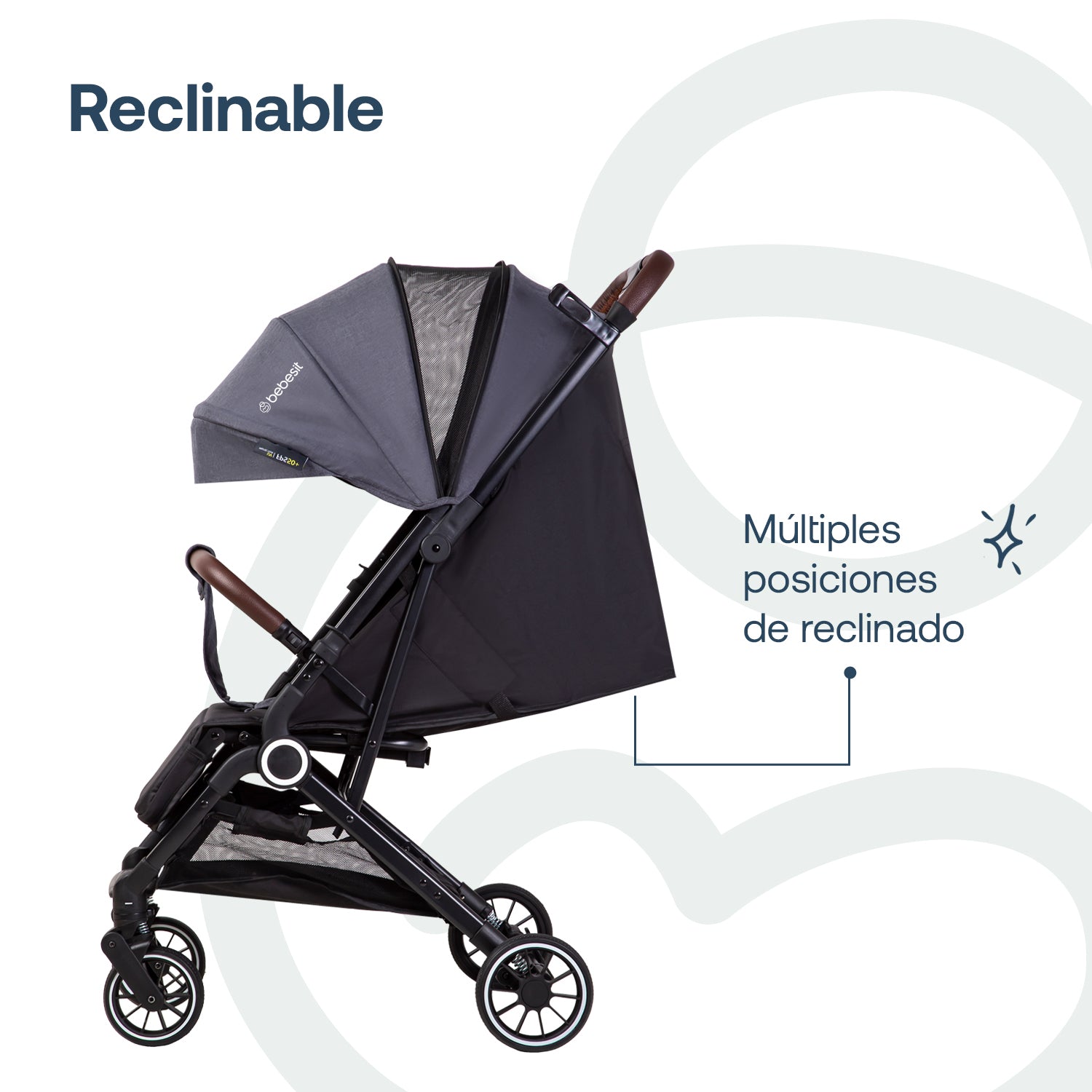 Coche Maleta Compacto Travel System Soho Gris