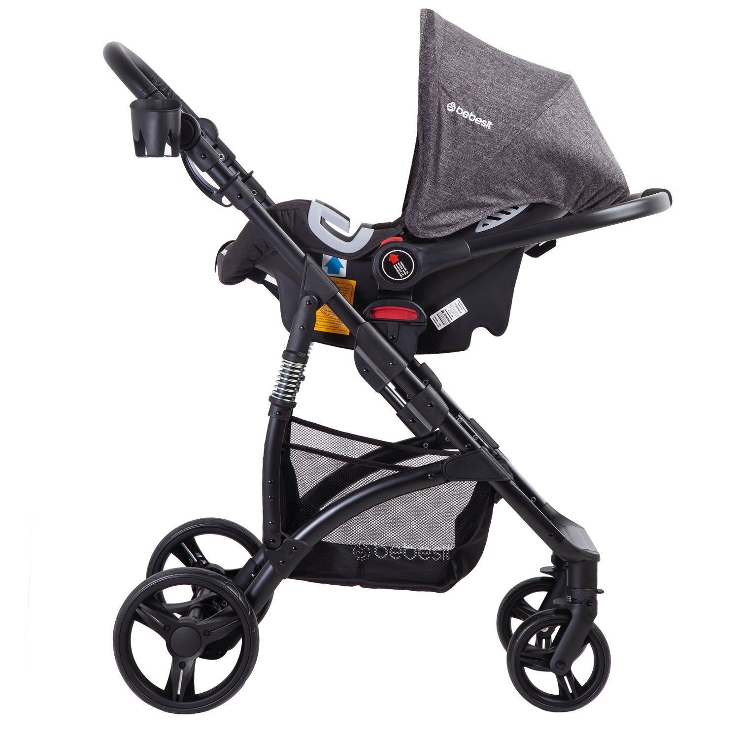 Coche Cuna Travel System Explorer Lx Negro