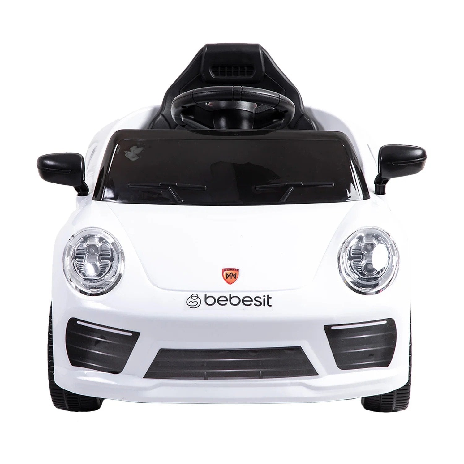 Auto Deportivo Eléctrico Race Blanco Bebesit