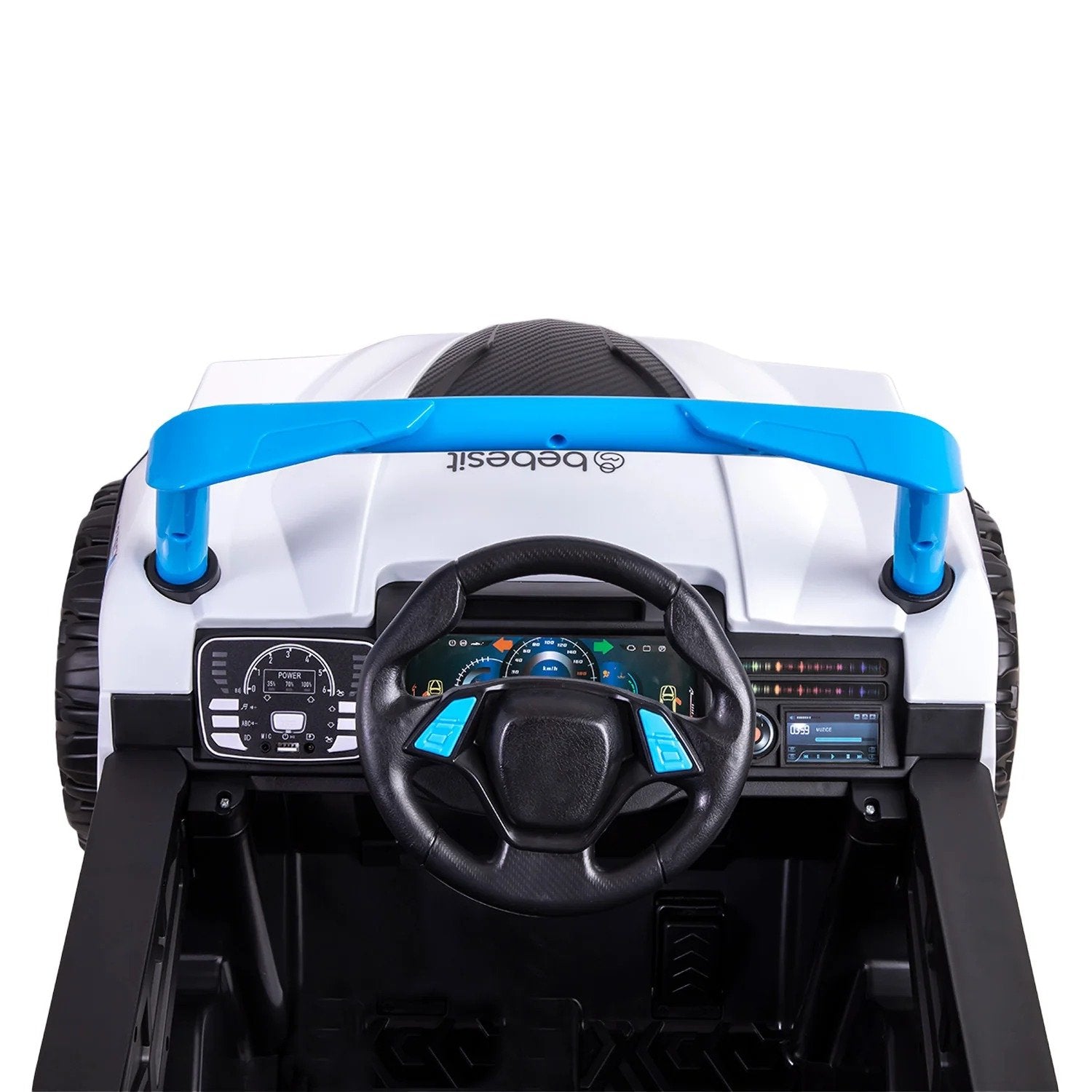 Camioneta Eléctrica Todo Terreno Con Control Remoto Explorer Azul Bebesit