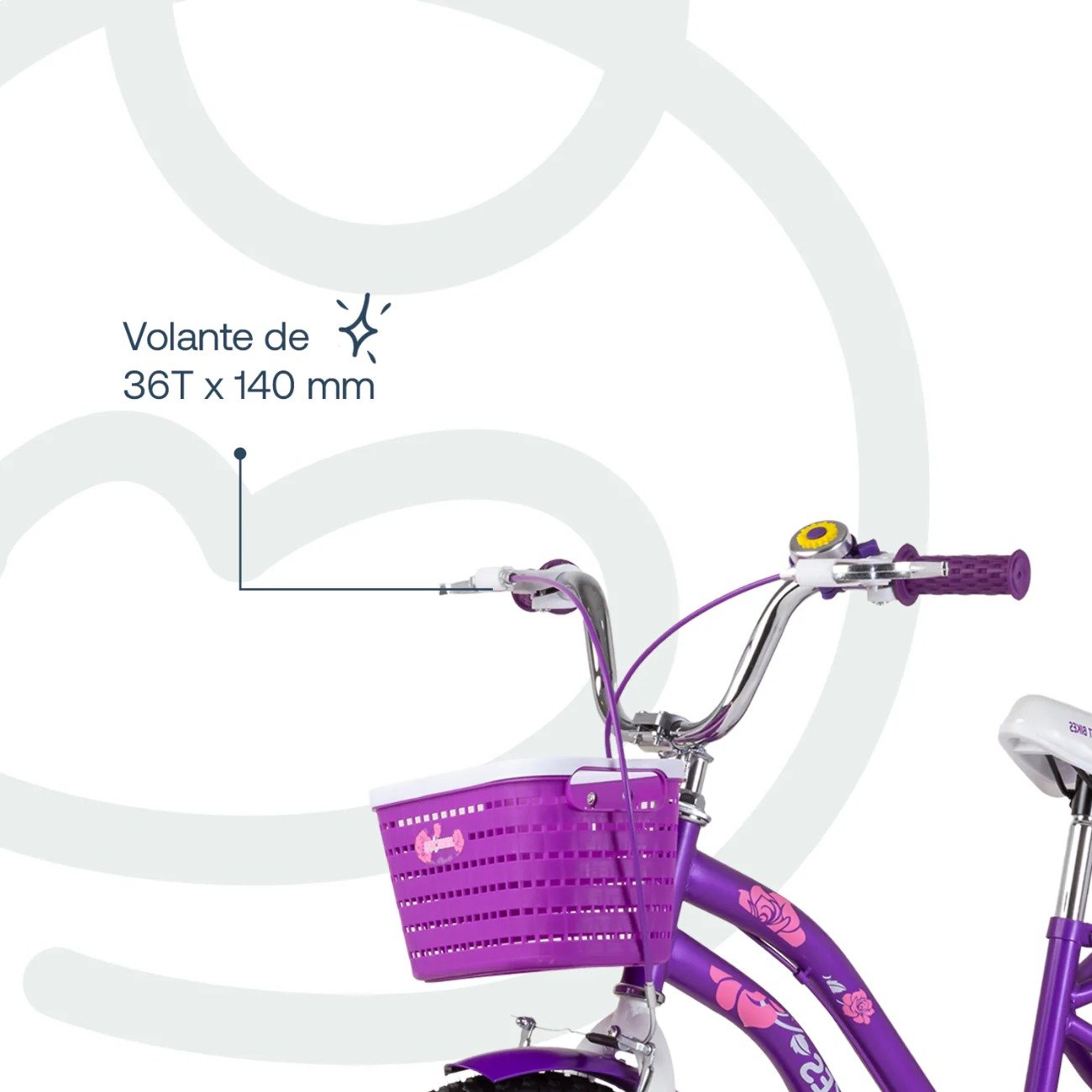 Bicicleta Queen Aro 20 Morada