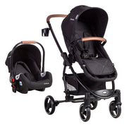 Coche Cuna Travel System Alfa Negro
