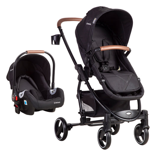 Coche Cuna Travel System Alfa Negro