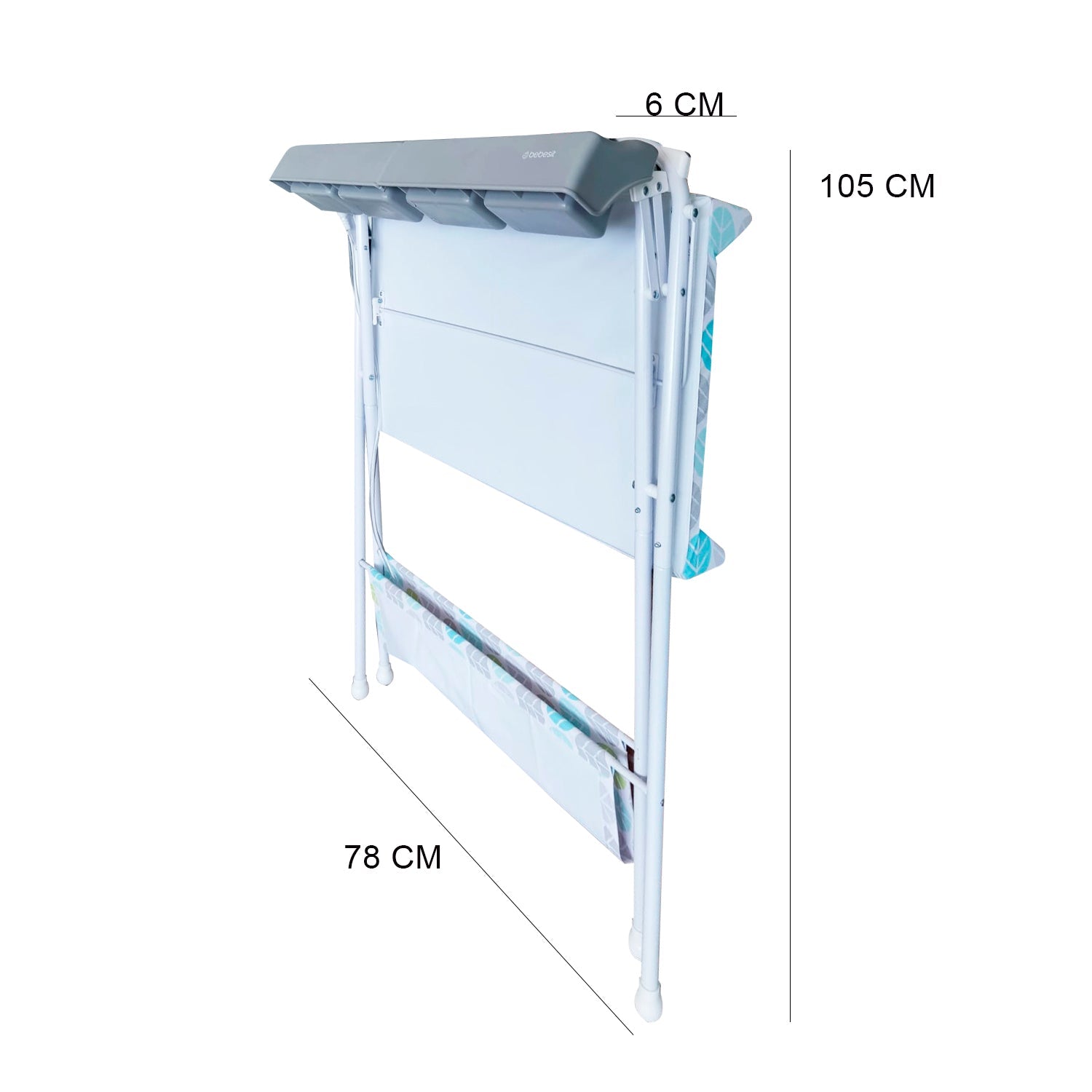 Bañera Mudador Plegable 2 En 1 Baltic
