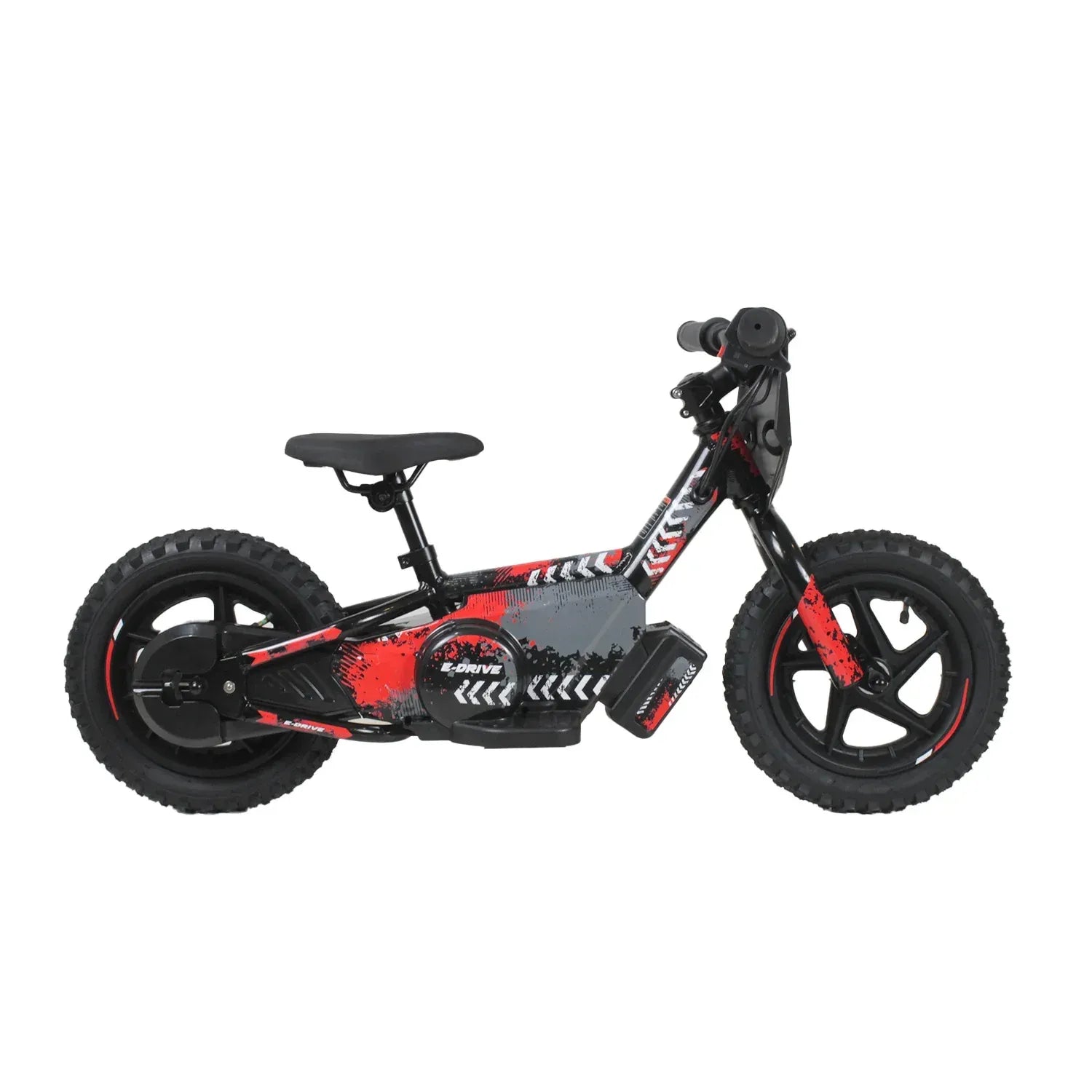 Bicicleta Moto Eléctrica E-bike Beride Aro 12 Roja